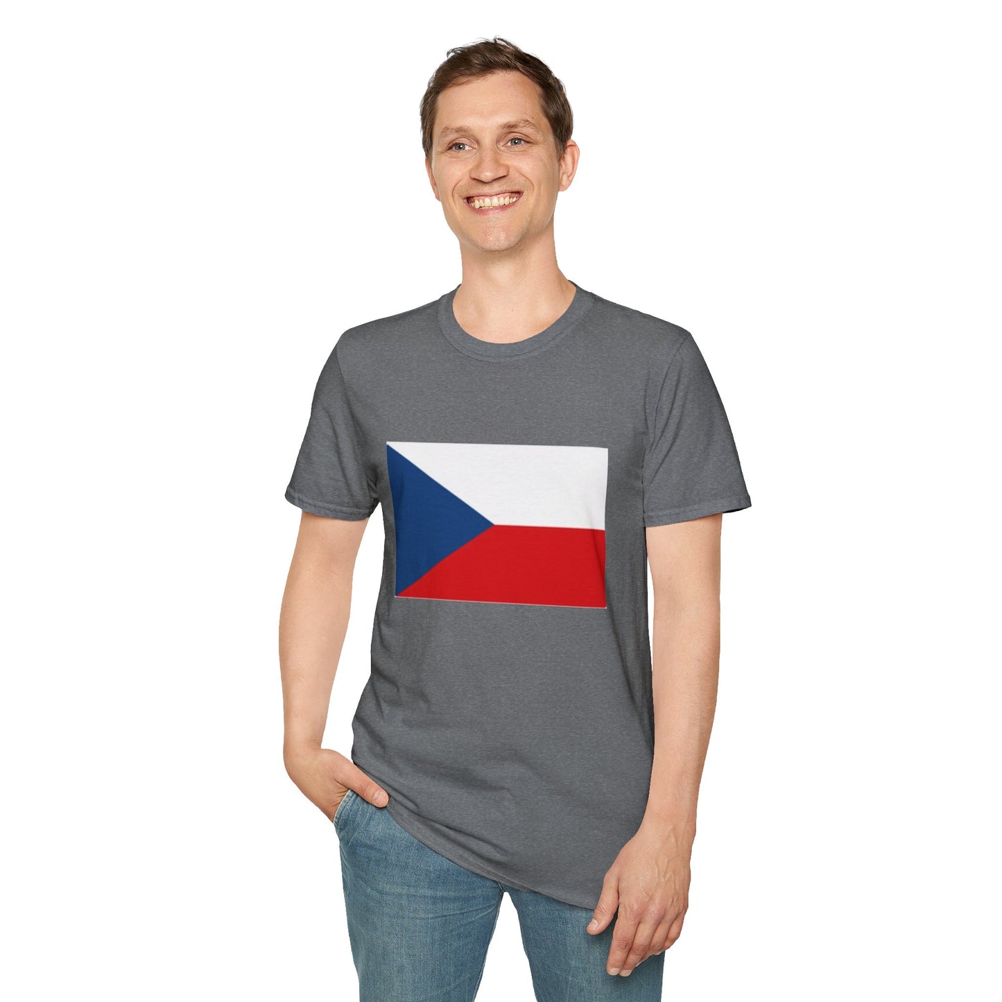 Unisex Softstyle T-Shirt -- Czechia