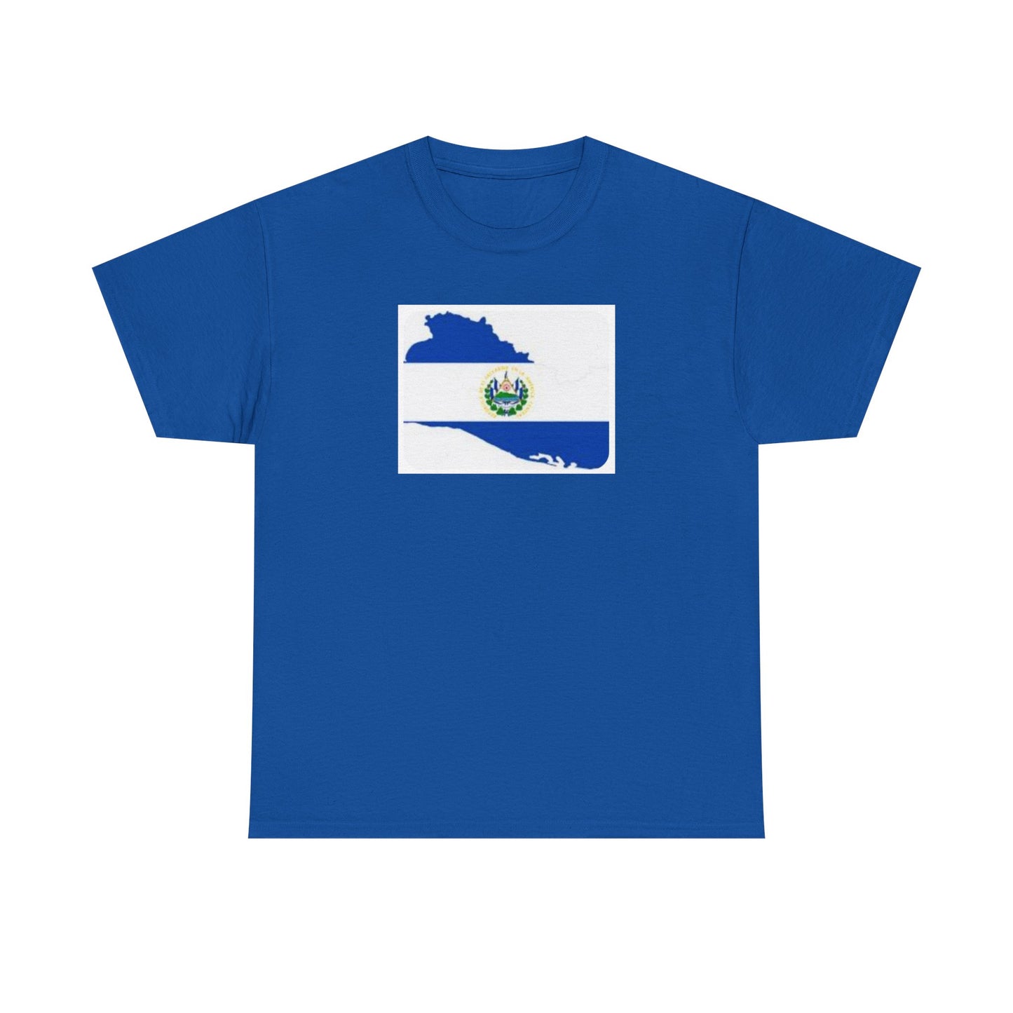 Unisex Heavy Cotton Tee -- el Salvador flag and map