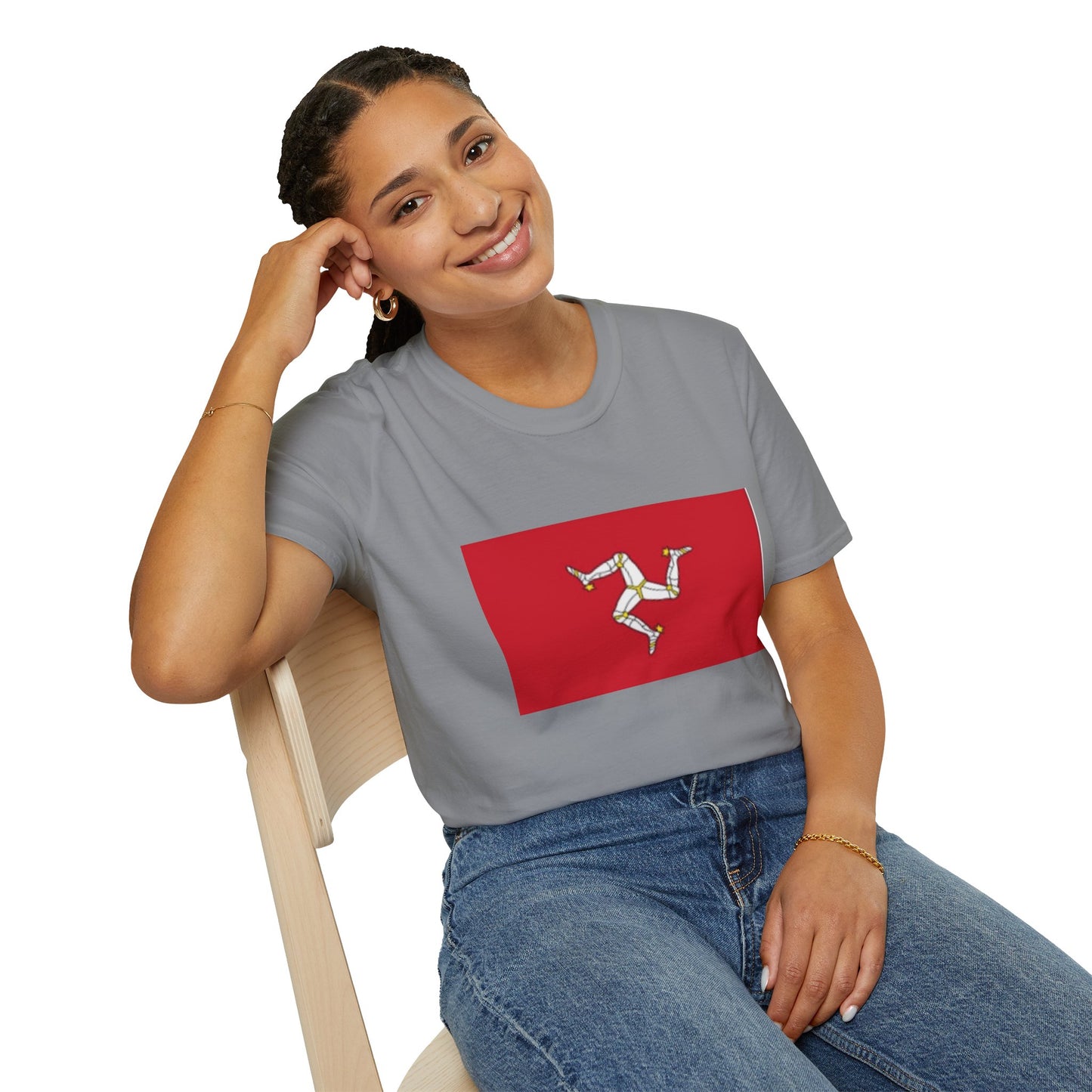 Unisex Softstyle T-Shirt -- Isle of Man