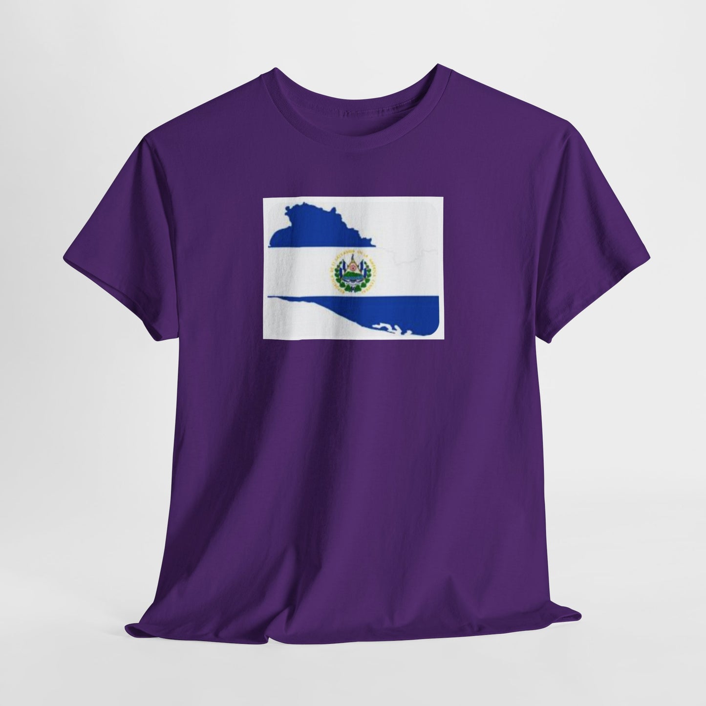 Unisex Heavy Cotton Tee -- el Salvador flag and map