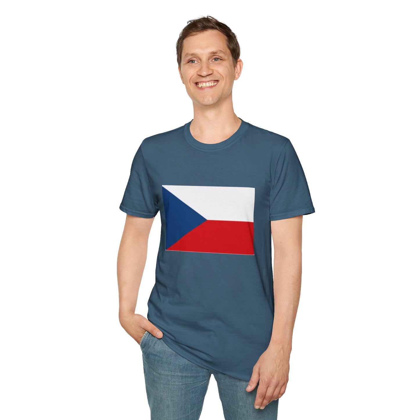 Unisex Softstyle T-Shirt -- Czechia