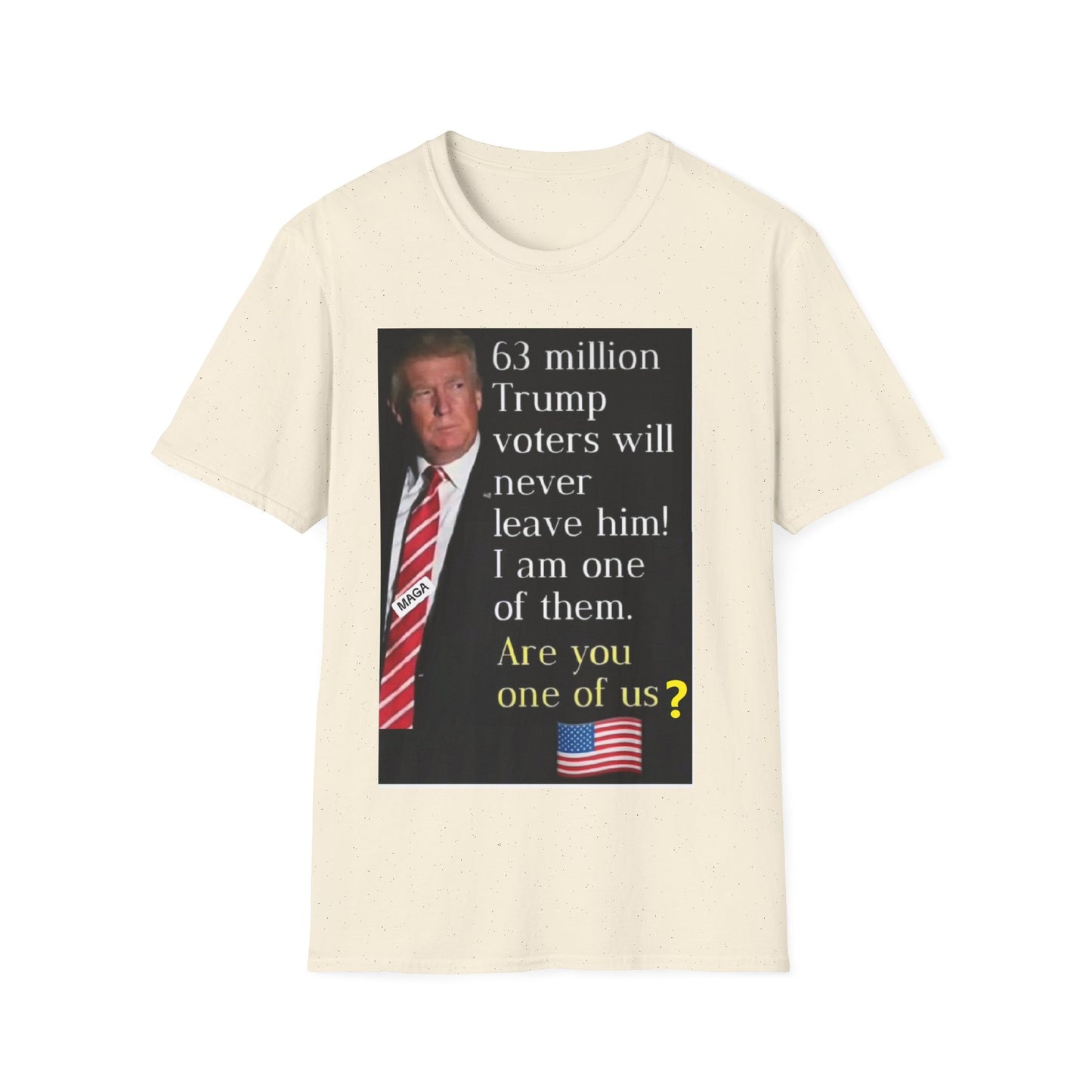 Unisex Softstyle T-Shirt -- Trump 2024