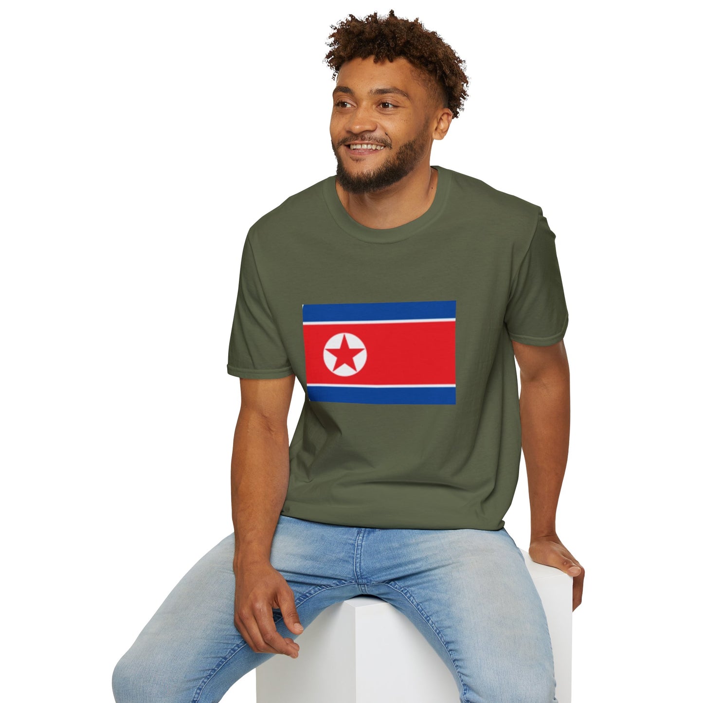 Unisex Softstyle T-Shirt -- North Korea