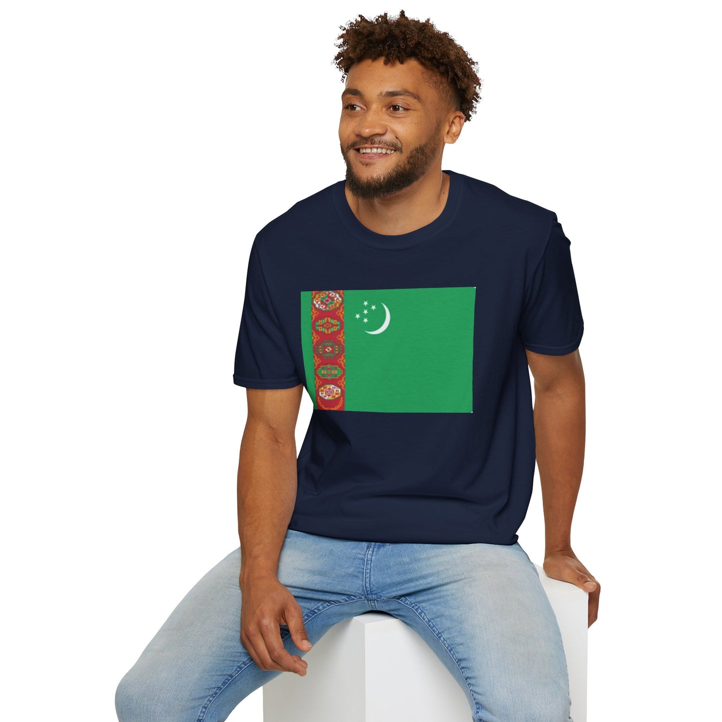 Unisex Softstyle T-Shirt -- Turkmenistan