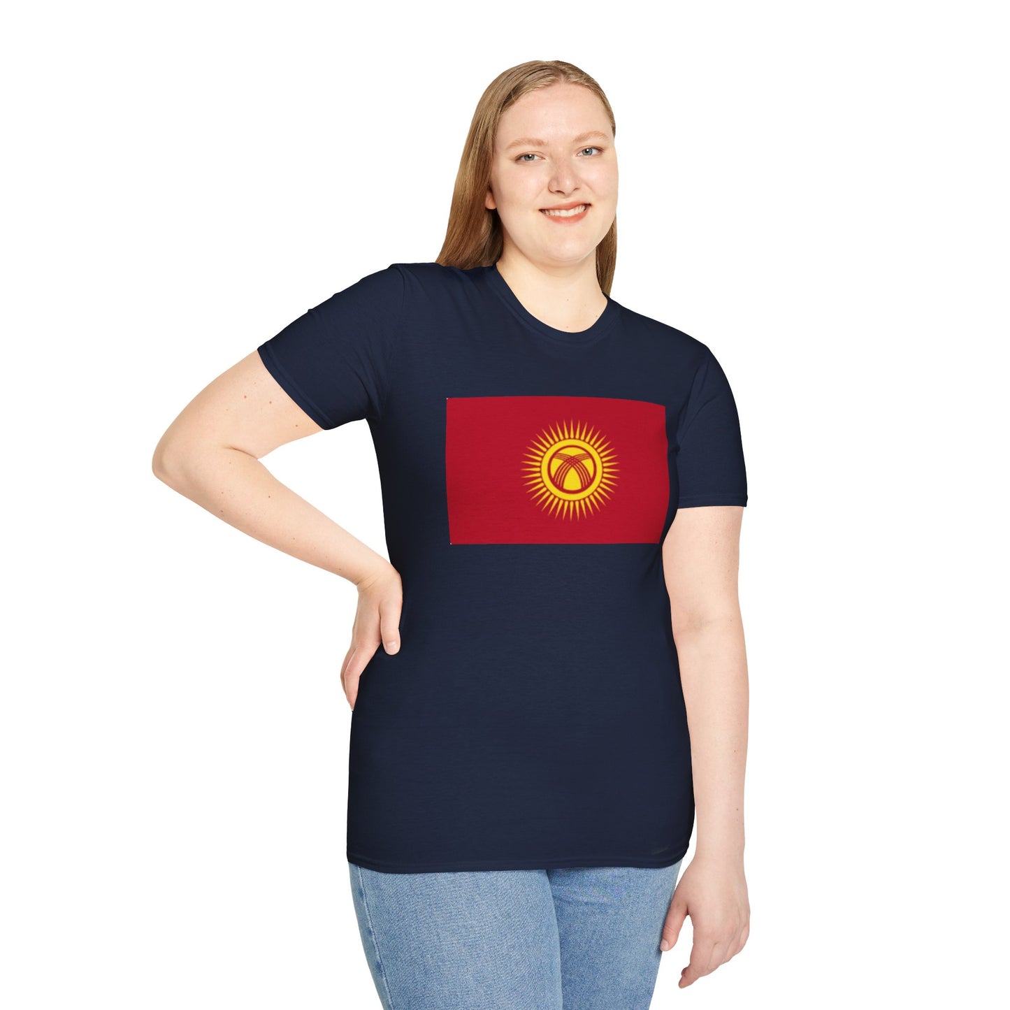 Unisex Softstyle T-Shirt -- Kyrgyzstan