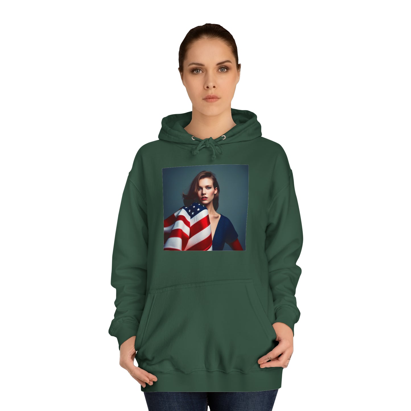 Unisex College Hoodie USA