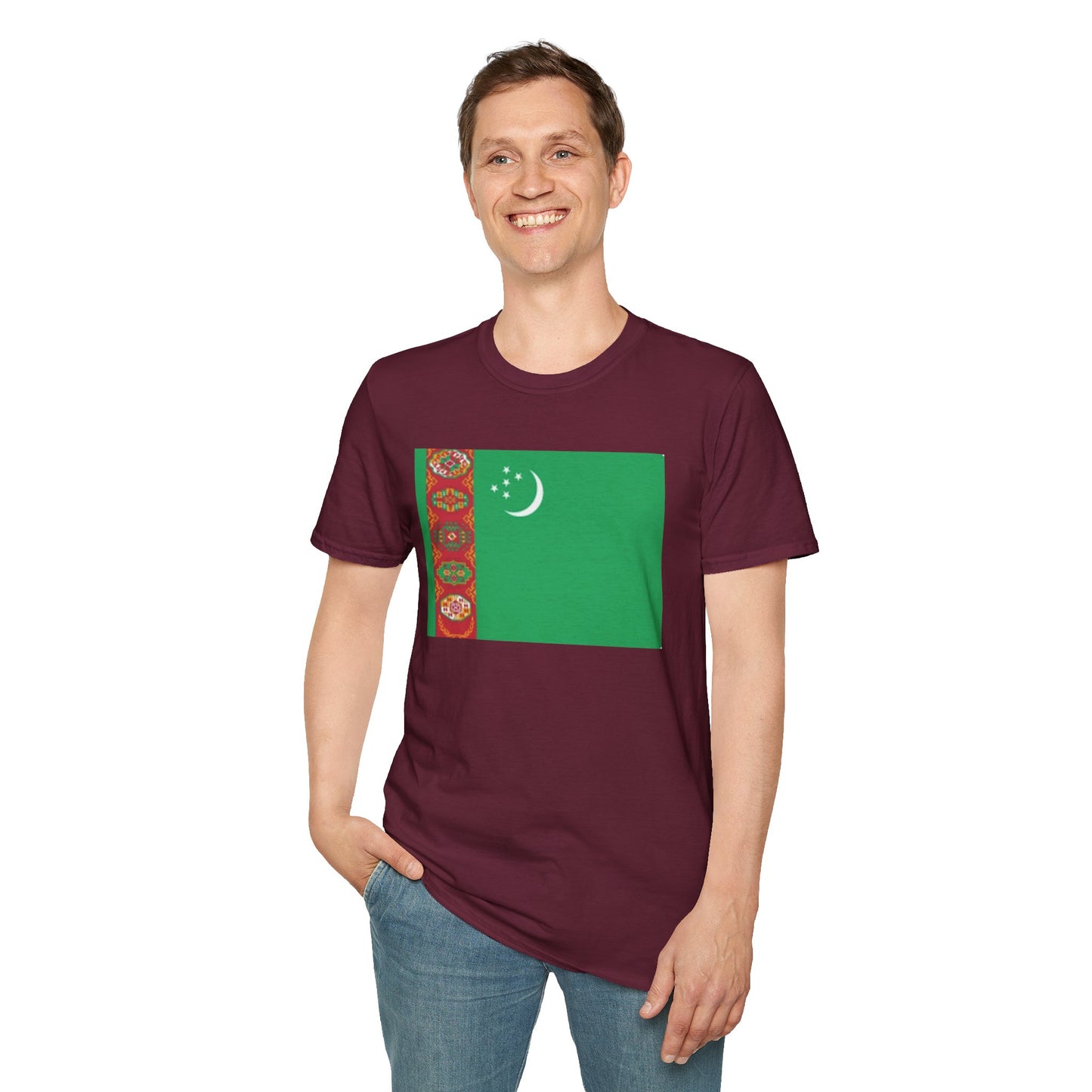 Unisex Softstyle T-Shirt -- Turkmenistan