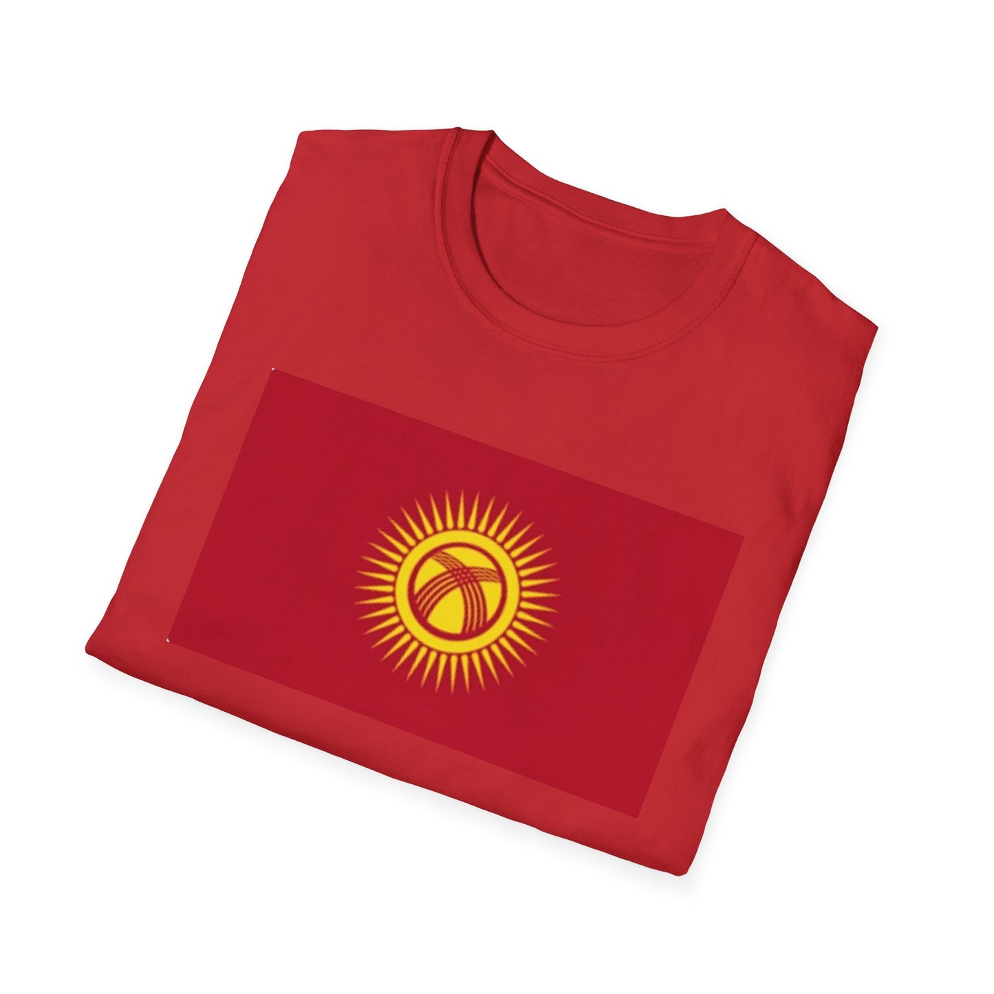 Unisex Softstyle T-Shirt -- Kyrgyzstan