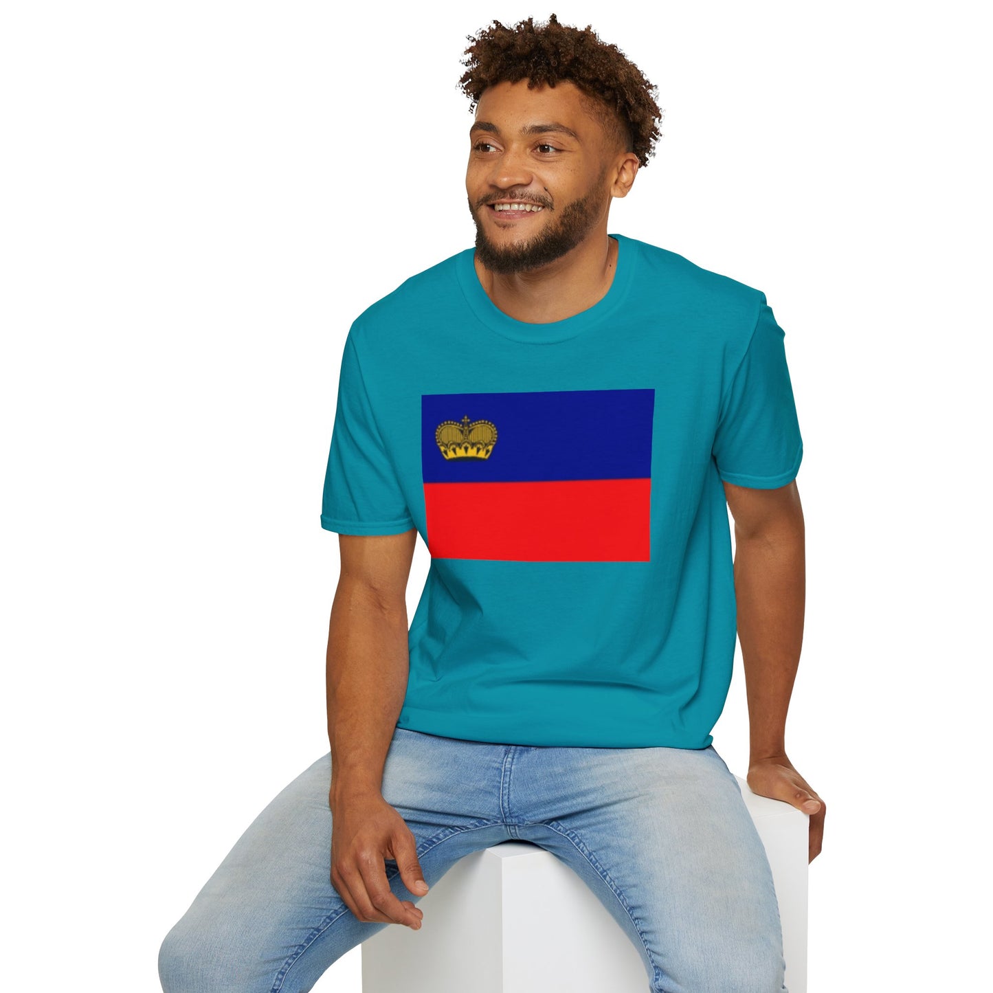 Unisex Softstyle T-Shirt -- Liechtenstein