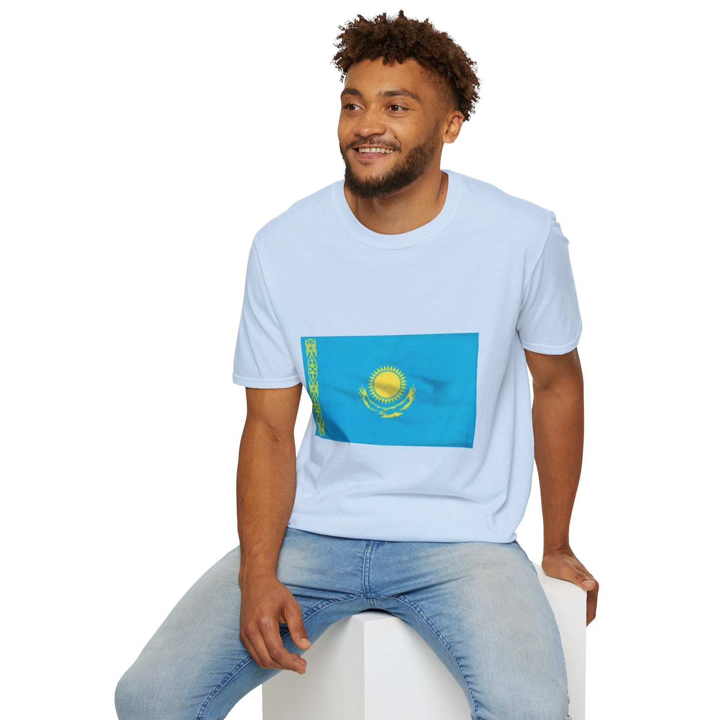 Unisex Softstyle T-Shirt -- Kazakhstan