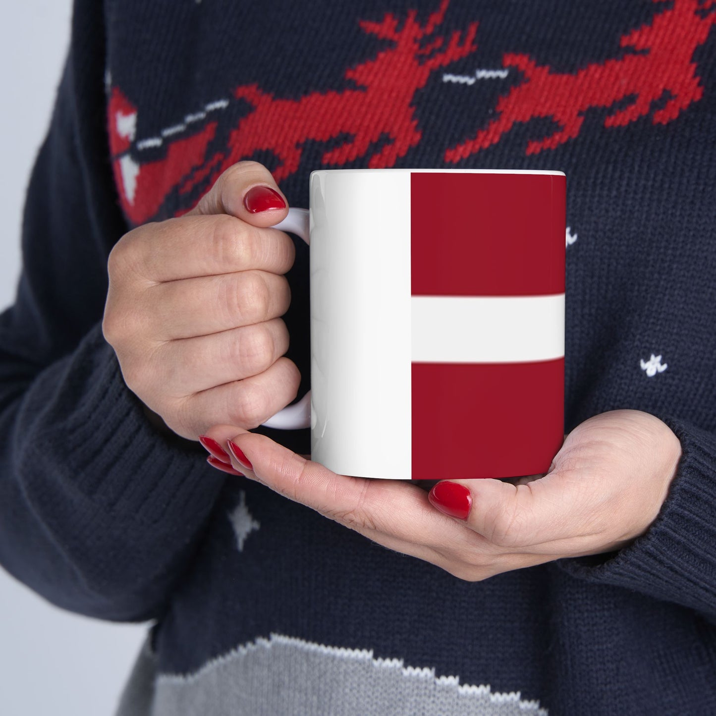 Ceramic Mug 11oz -- Latvia