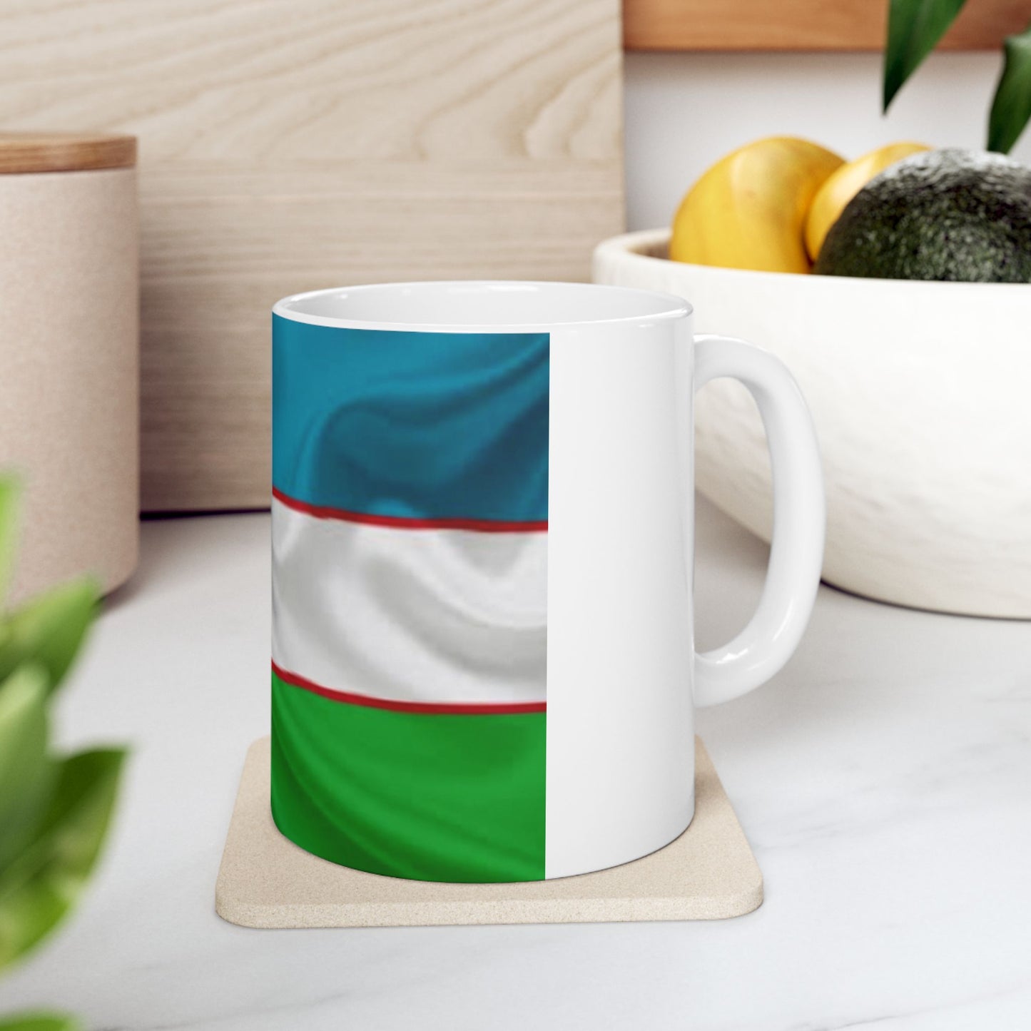 Ceramic Mug, 11oz -- Uzbekistan