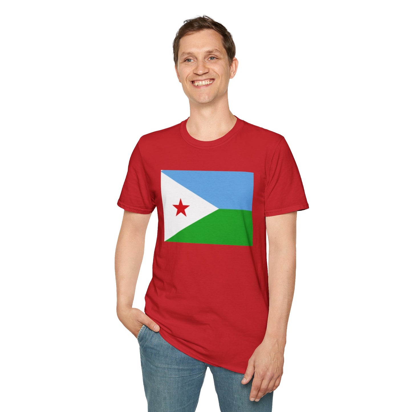 Unisex Softstyle T-Shirt -- Djibouti