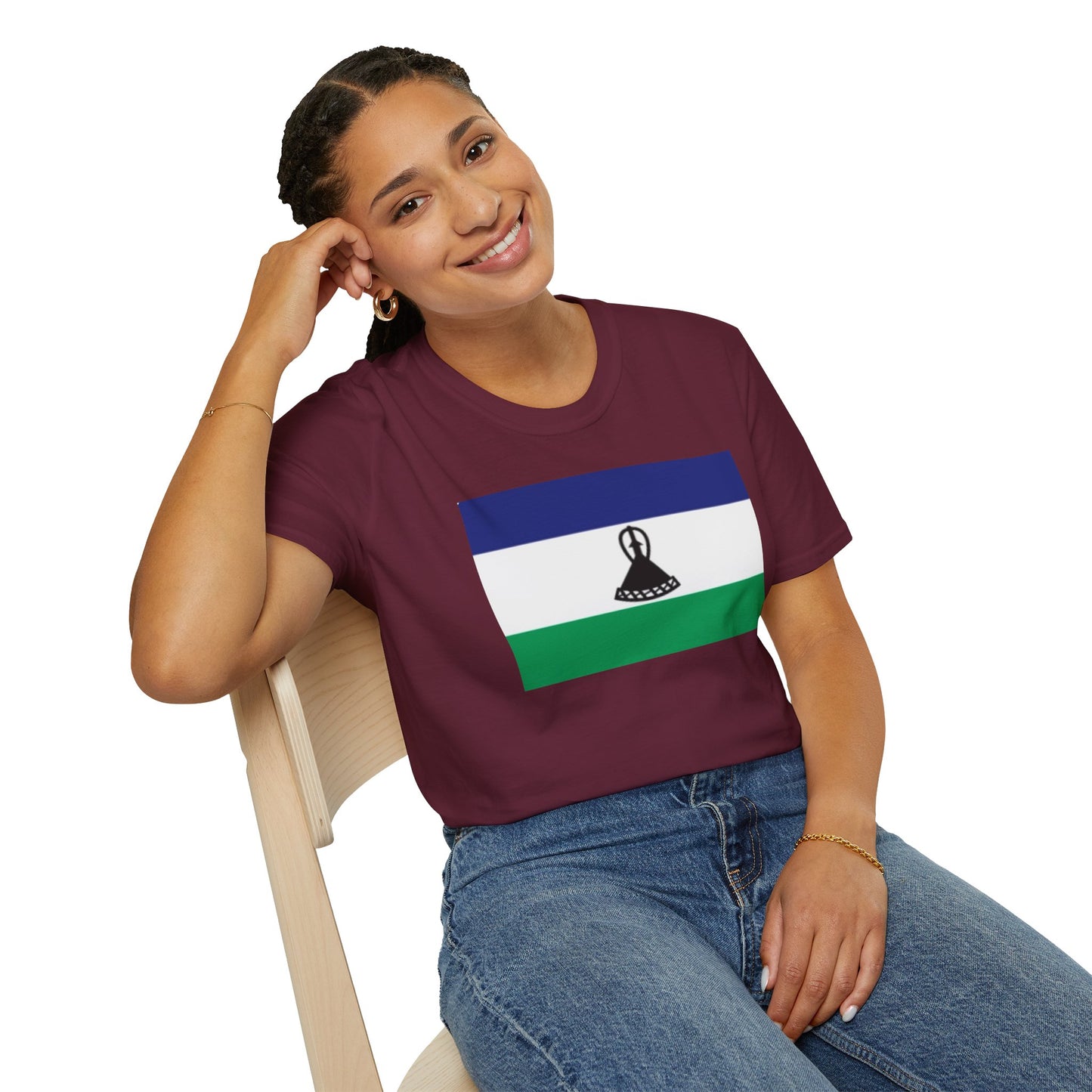 Unisex Softstyle T-Shirt -- Lesotho