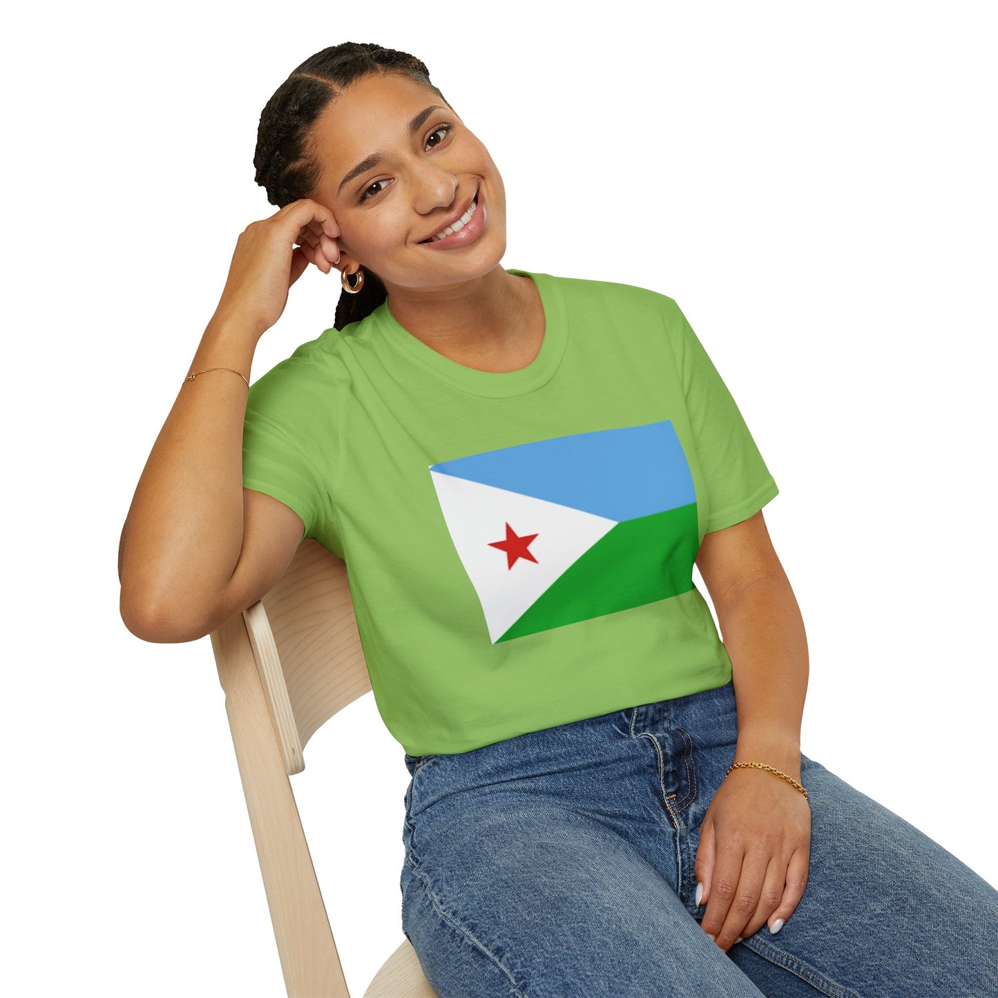 Unisex Softstyle T-Shirt -- Djibouti