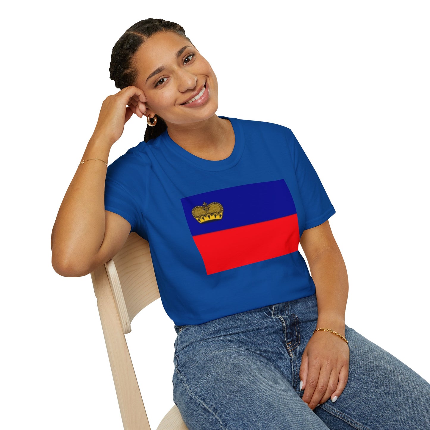 Unisex Softstyle T-Shirt -- Liechtenstein