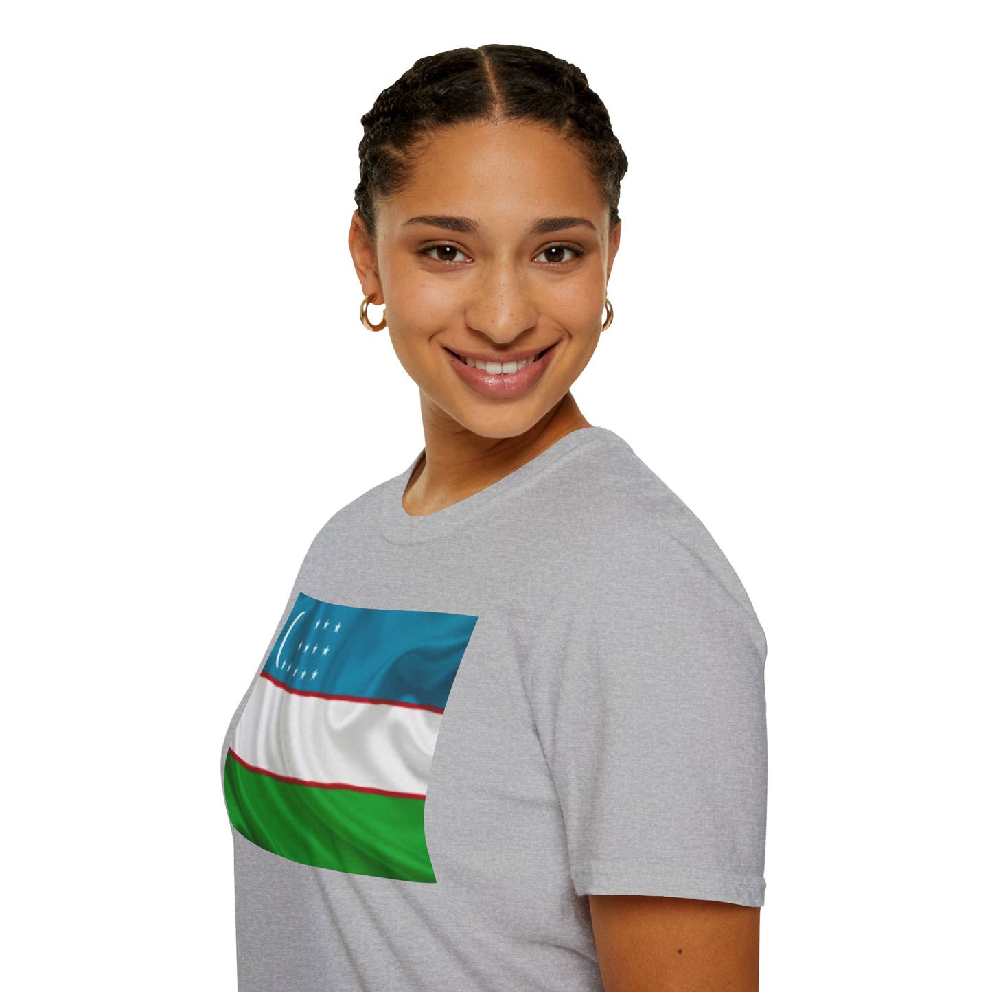 Unisex Softstyle T-Shirt -- Uzbekistan