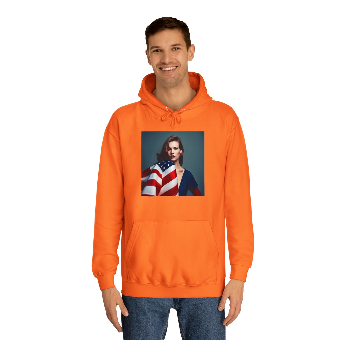 Unisex College Hoodie USA