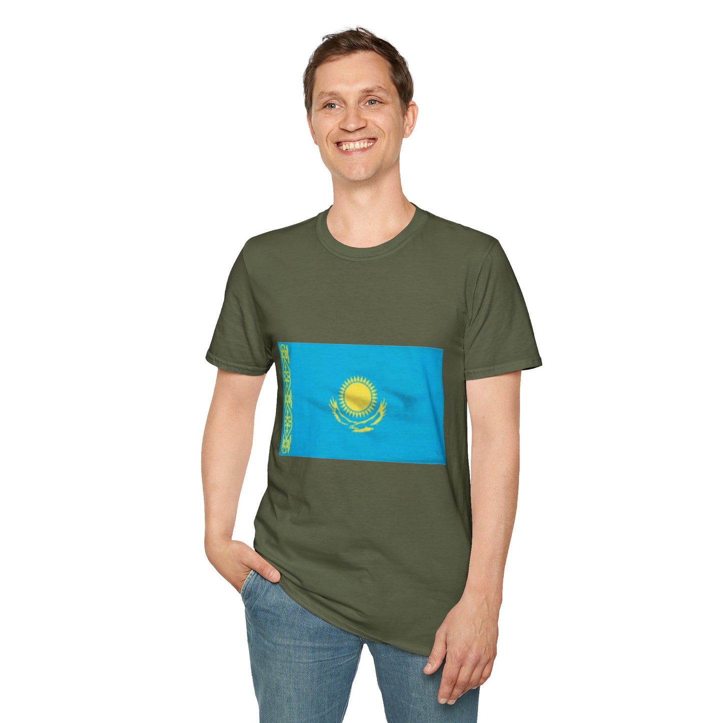 Unisex Softstyle T-Shirt -- Kazakhstan