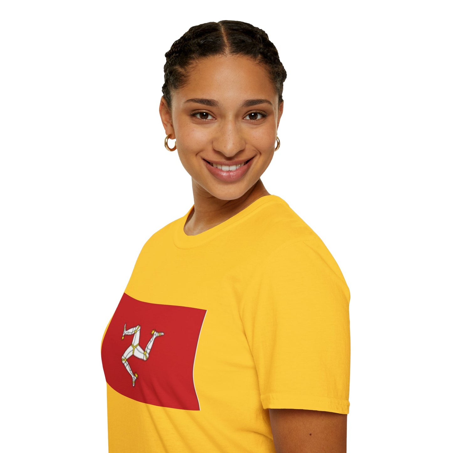 Unisex Softstyle T-Shirt -- Isle of Man