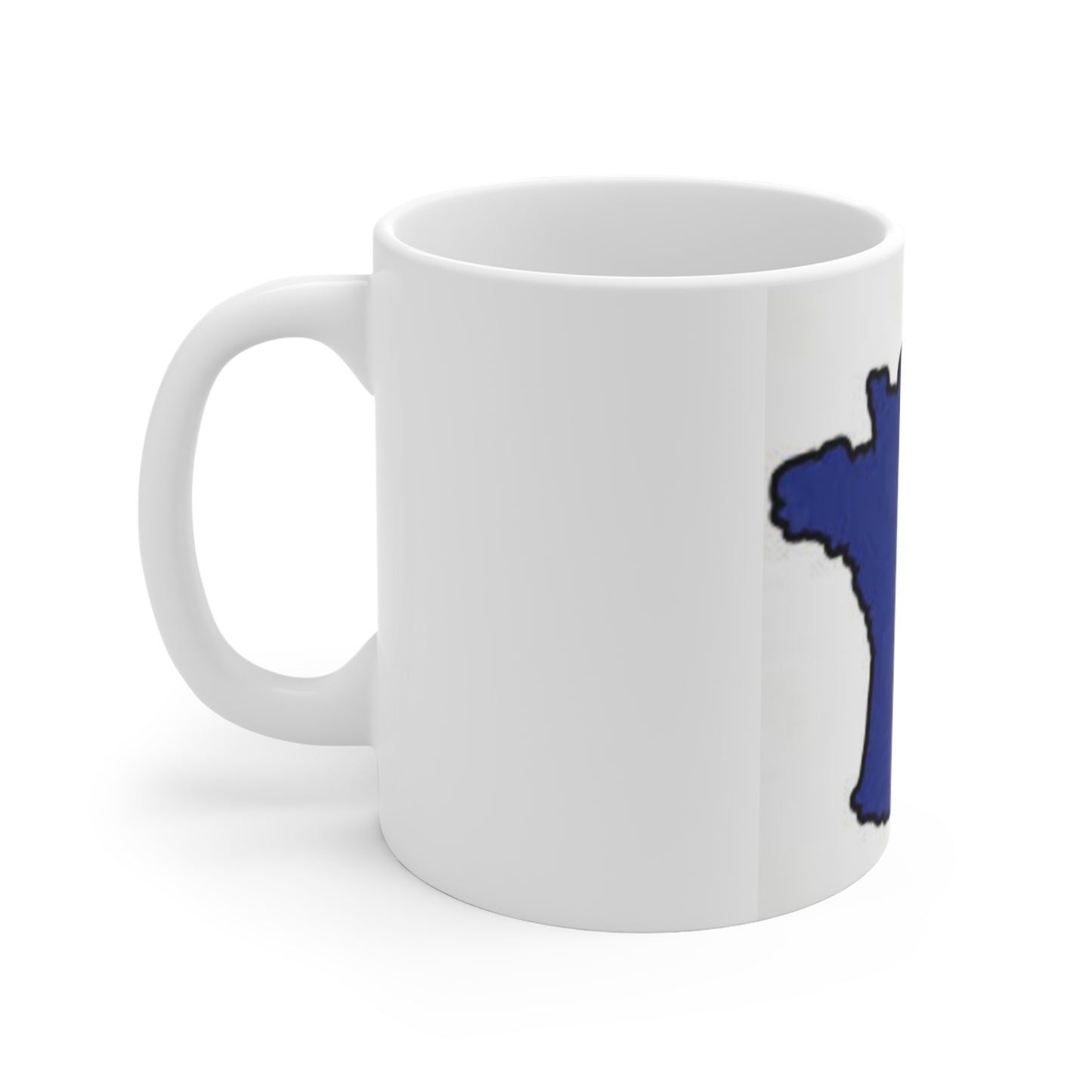 Mug 11oz -- France Flag and map