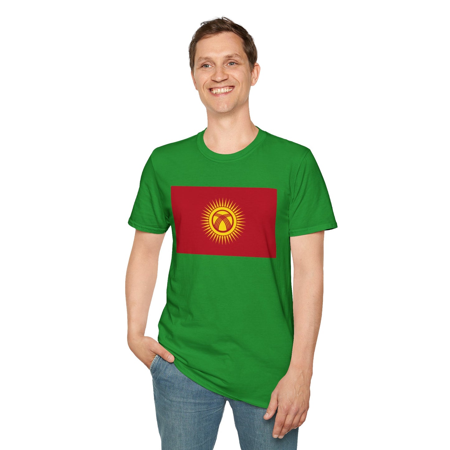 Unisex Softstyle T-Shirt -- Kyrgyzstan