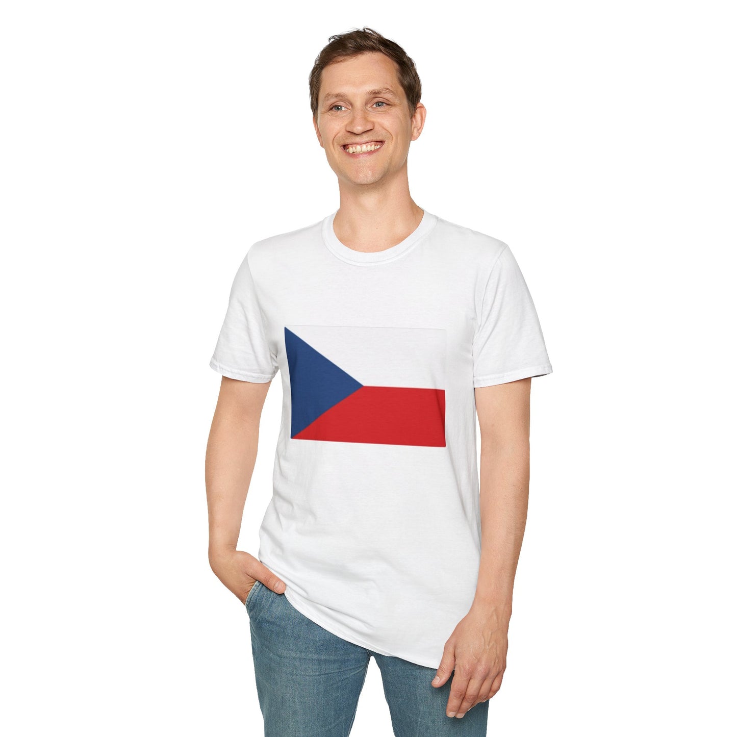 Unisex Softstyle T-Shirt -- Czechia