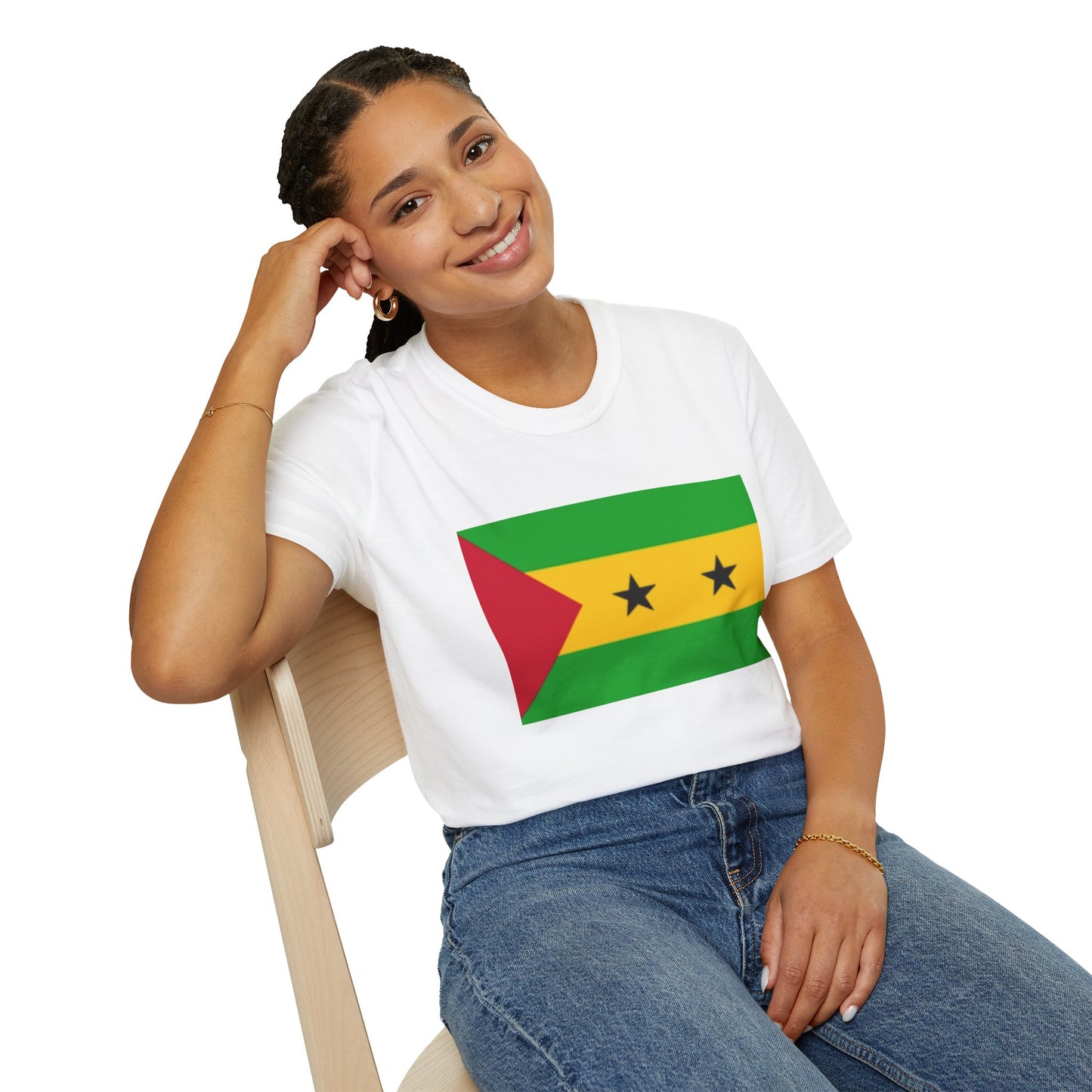 Unisex Softstyle T-Shirt -- Sao Tome and Principe