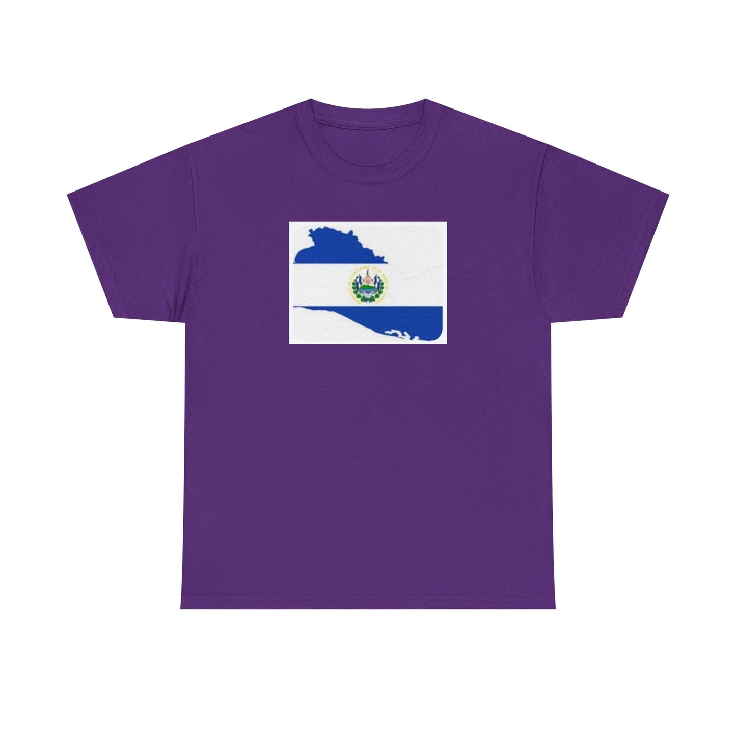 Unisex Heavy Cotton Tee -- el Salvador flag and map