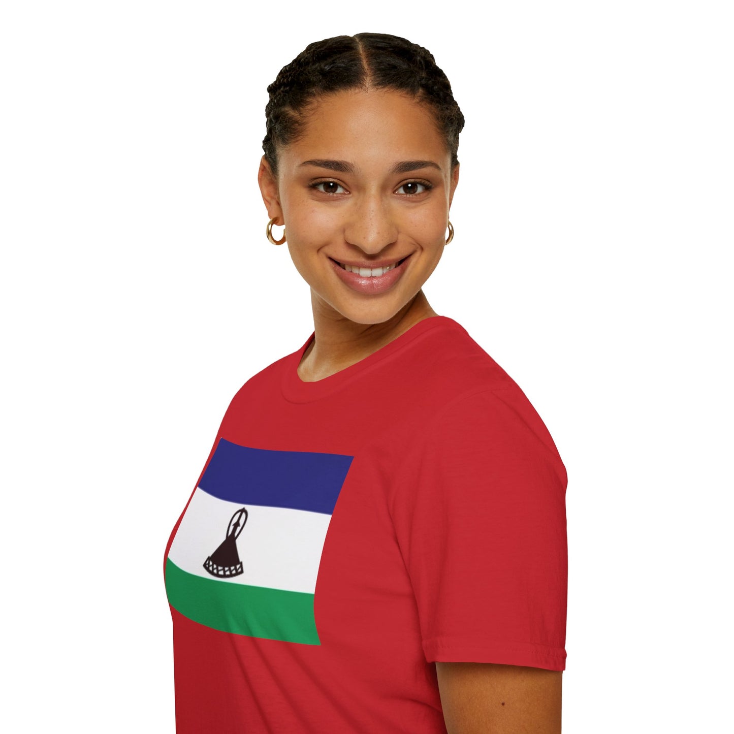 Unisex Softstyle T-Shirt -- Lesotho