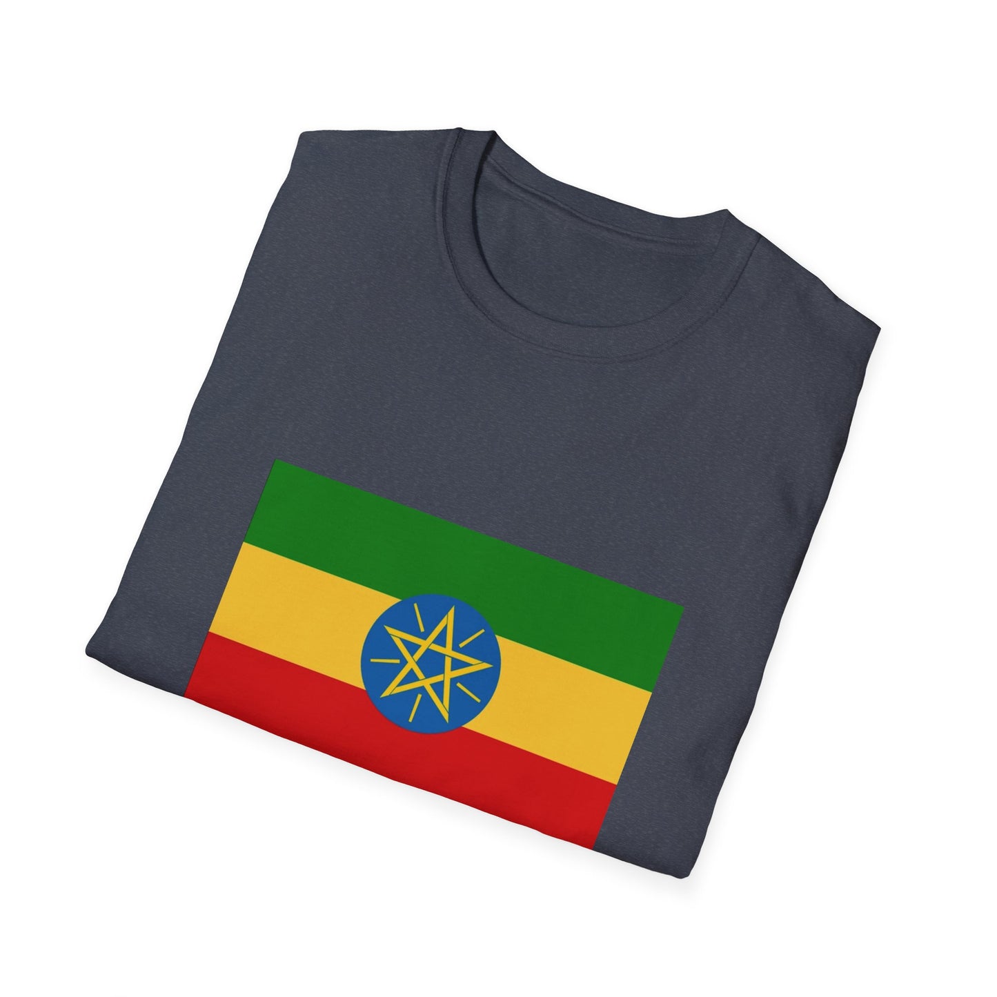 Unisex Softstyle T-Shirt -- Ethiopia Federal Flag