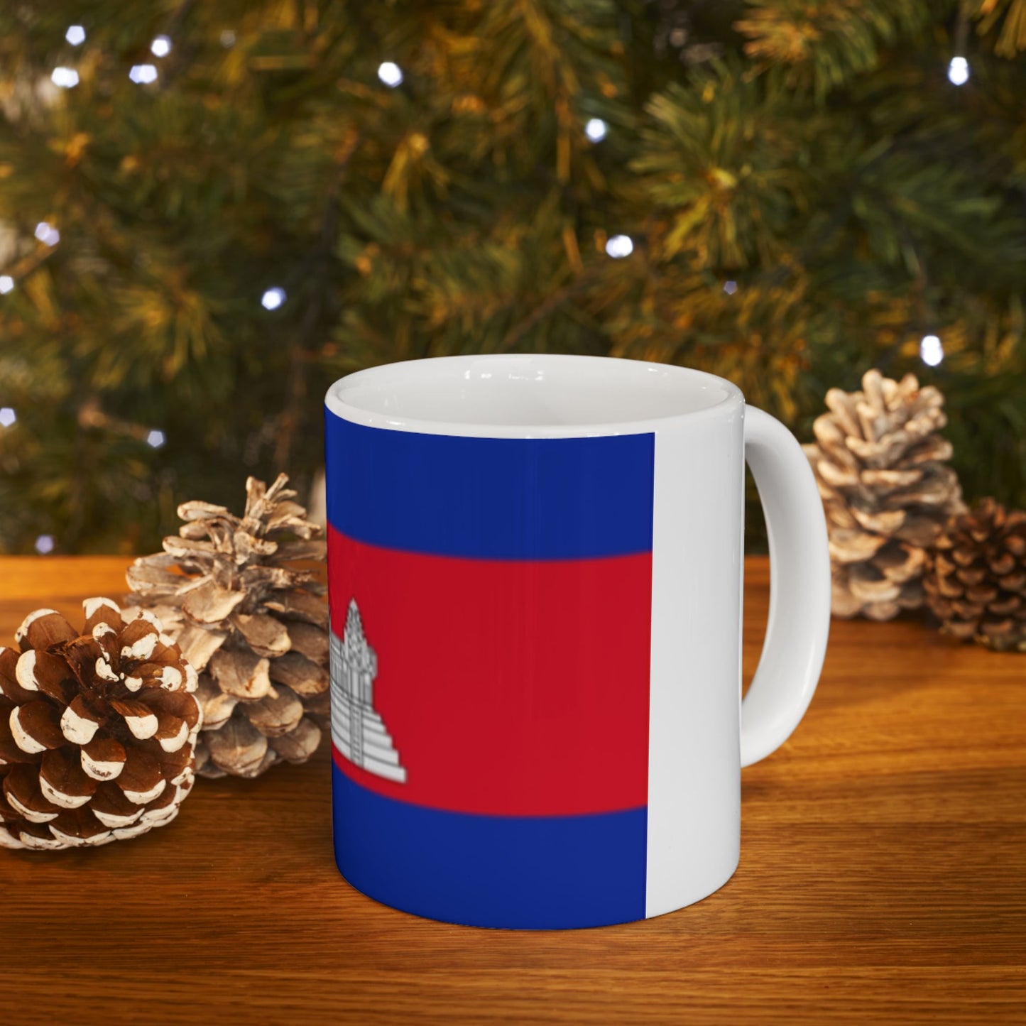 Ceramic Mug, 11oz -- Cambodia