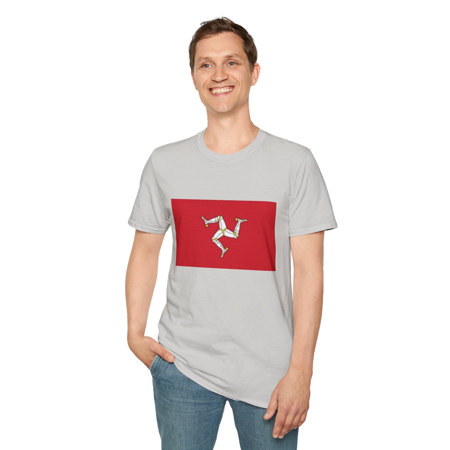 Unisex Softstyle T-Shirt -- Isle of Man