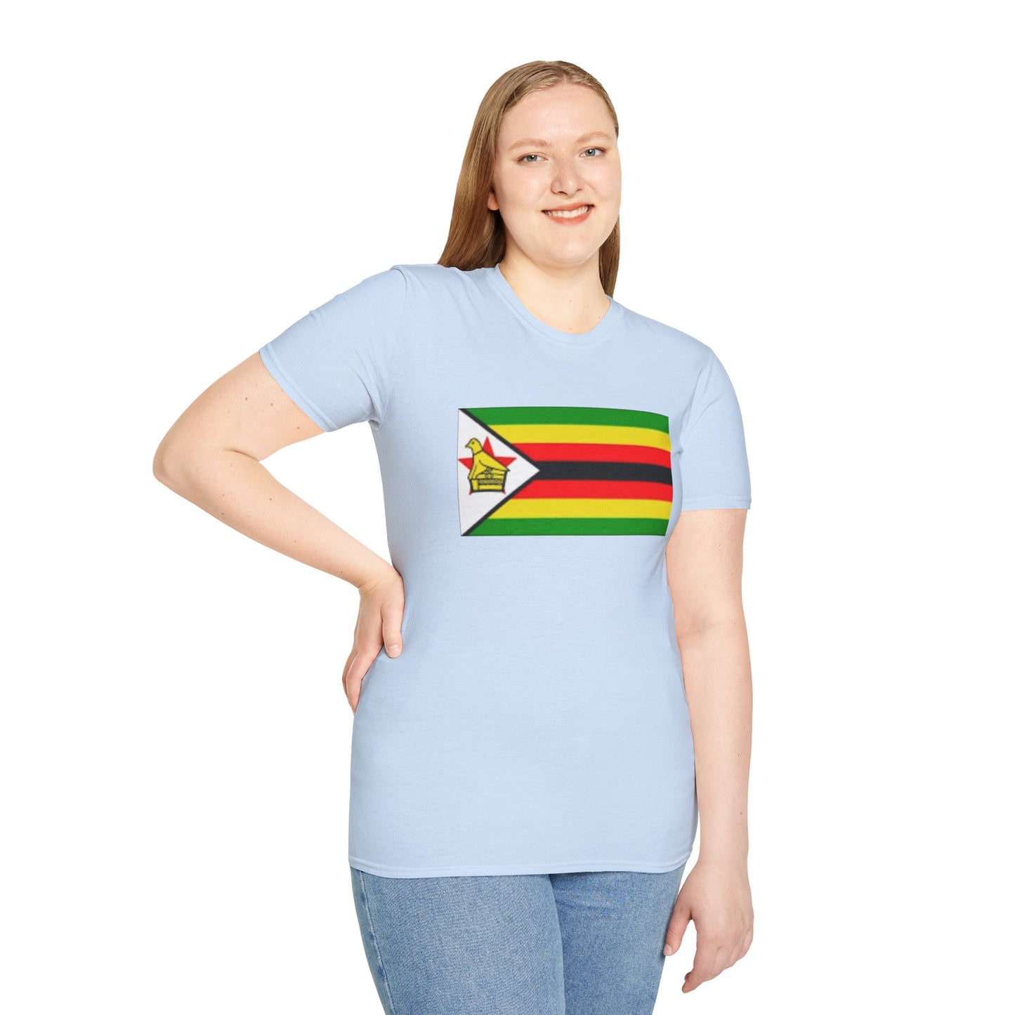 Unisex Softstyle T-Shirt -- Zimbabwe