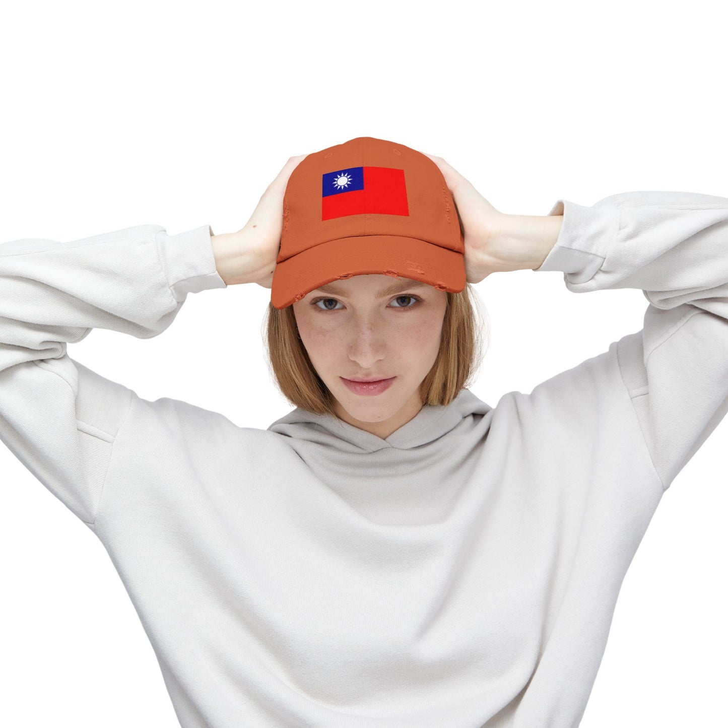 Unisex Distressed Cap -- Taiwan