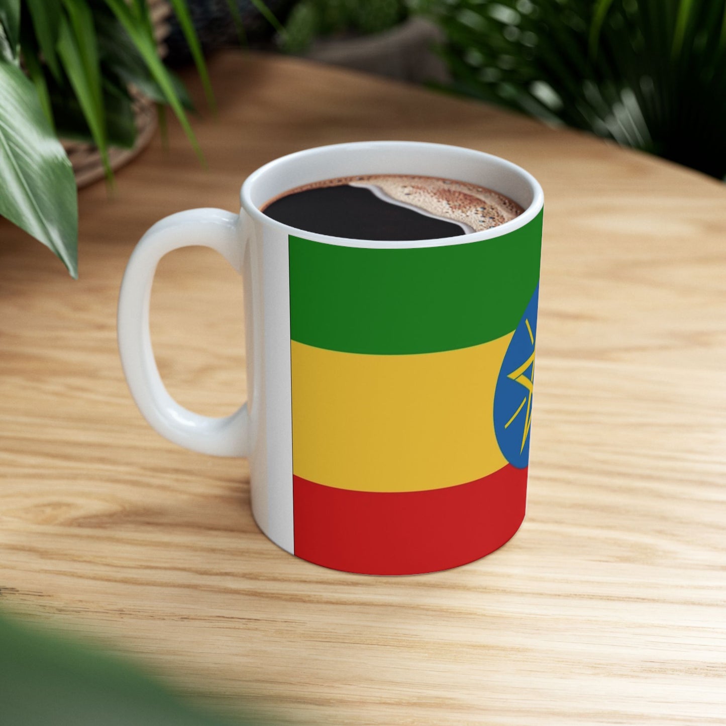 Ceramic Mug 11oz ZZ -- Ethiopian Federl Flag