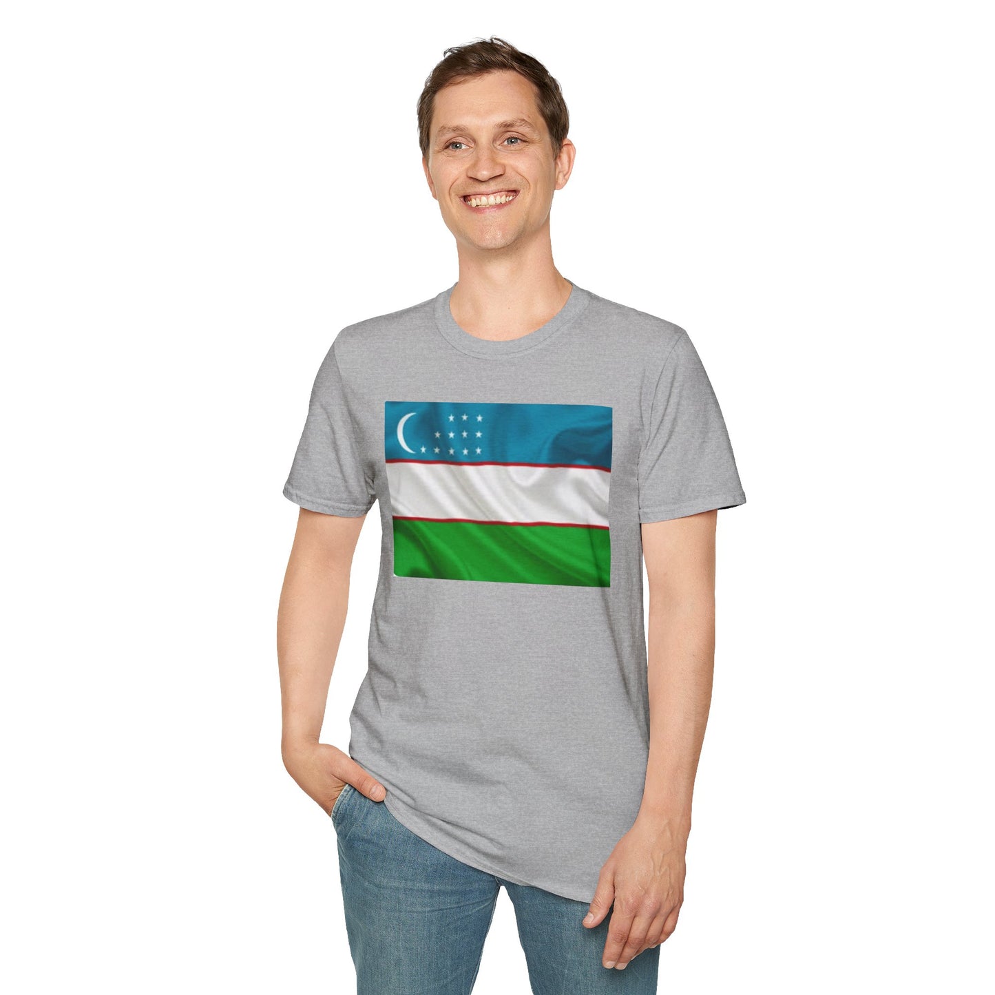 Unisex Softstyle T-Shirt -- Uzbekistan