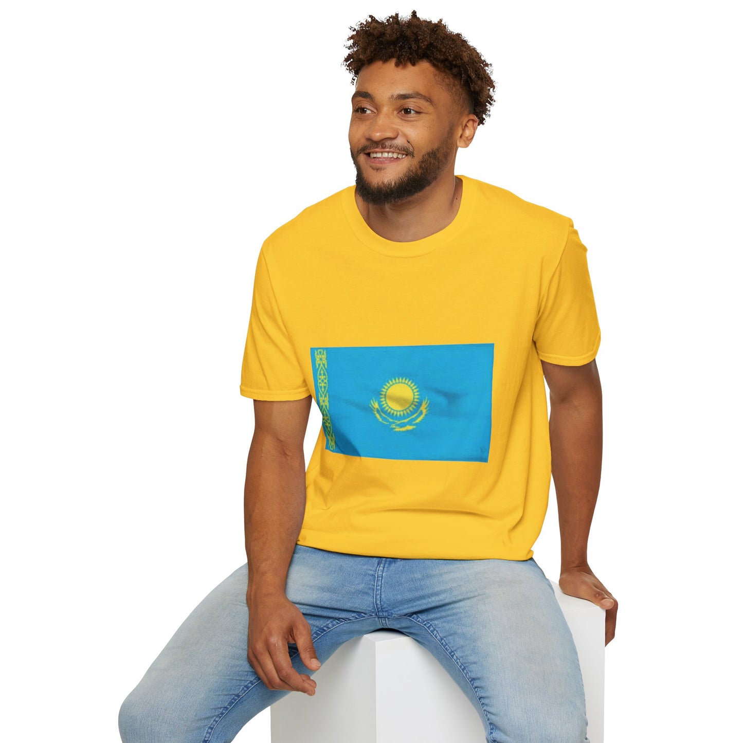Unisex Softstyle T-Shirt -- Kazakhstan