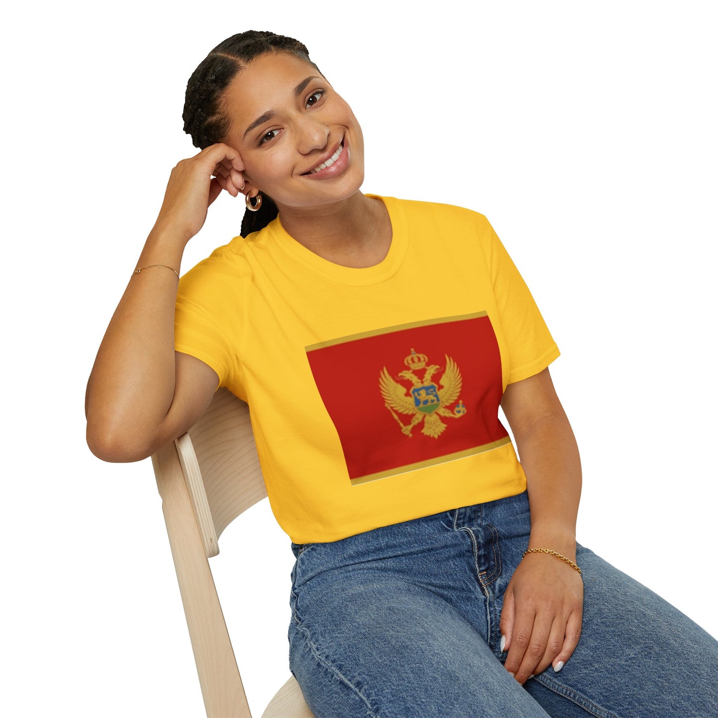 Unisex Softstyle T-Shirt -- Montenegro