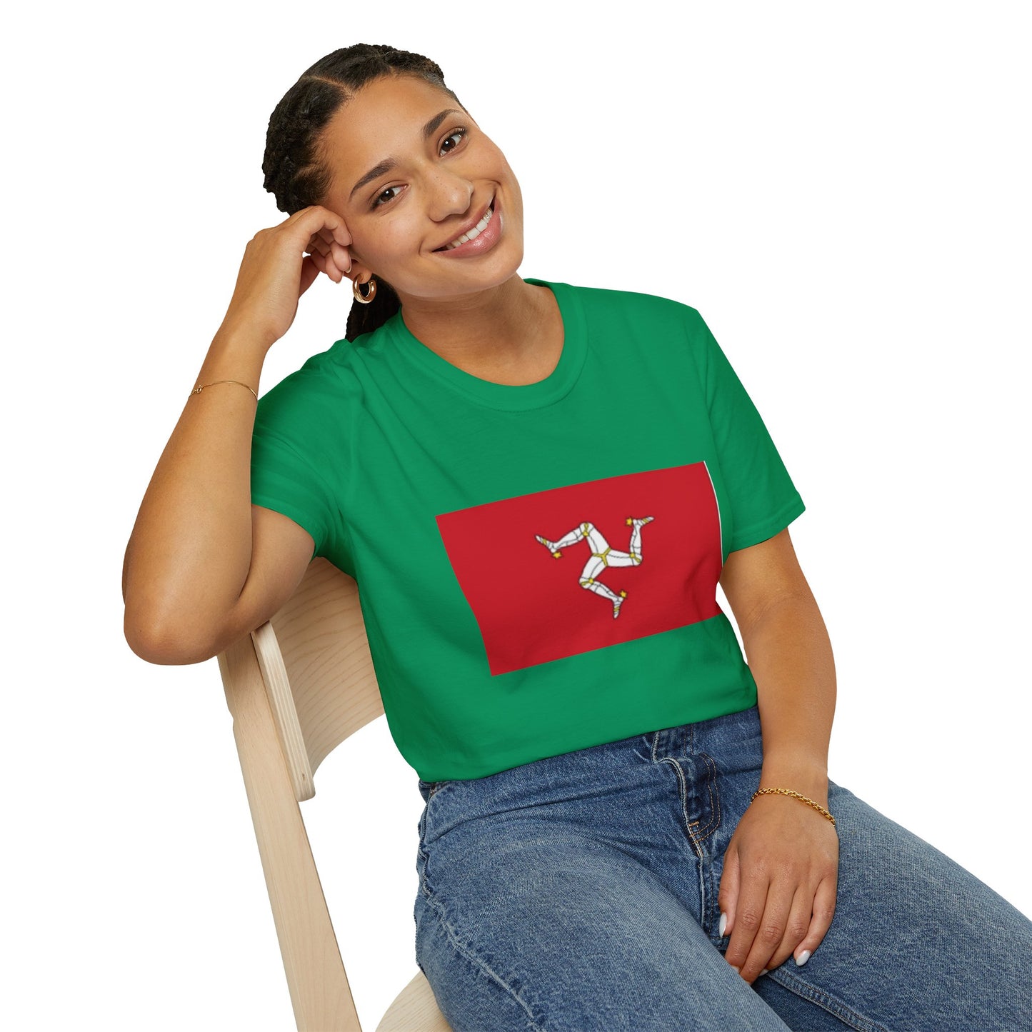 Unisex Softstyle T-Shirt -- Isle of Man