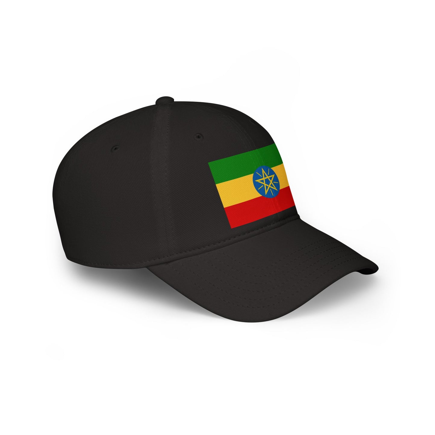 Low Profile Baseball Cap -- Ethiopian Federal Flag