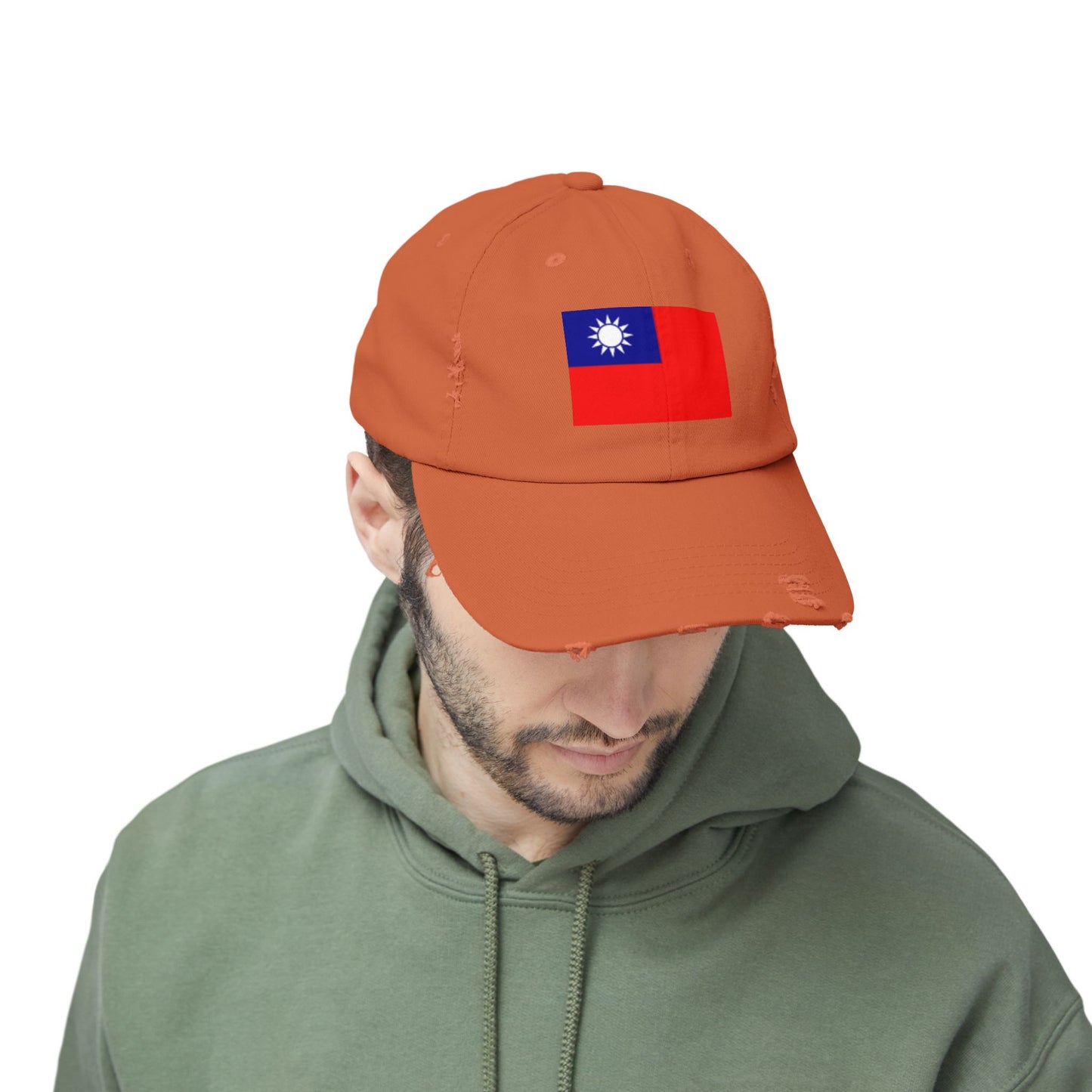Unisex Distressed Cap -- Taiwan