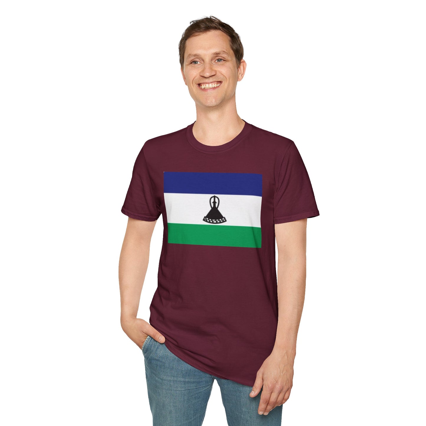 Unisex Softstyle T-Shirt -- Lesotho