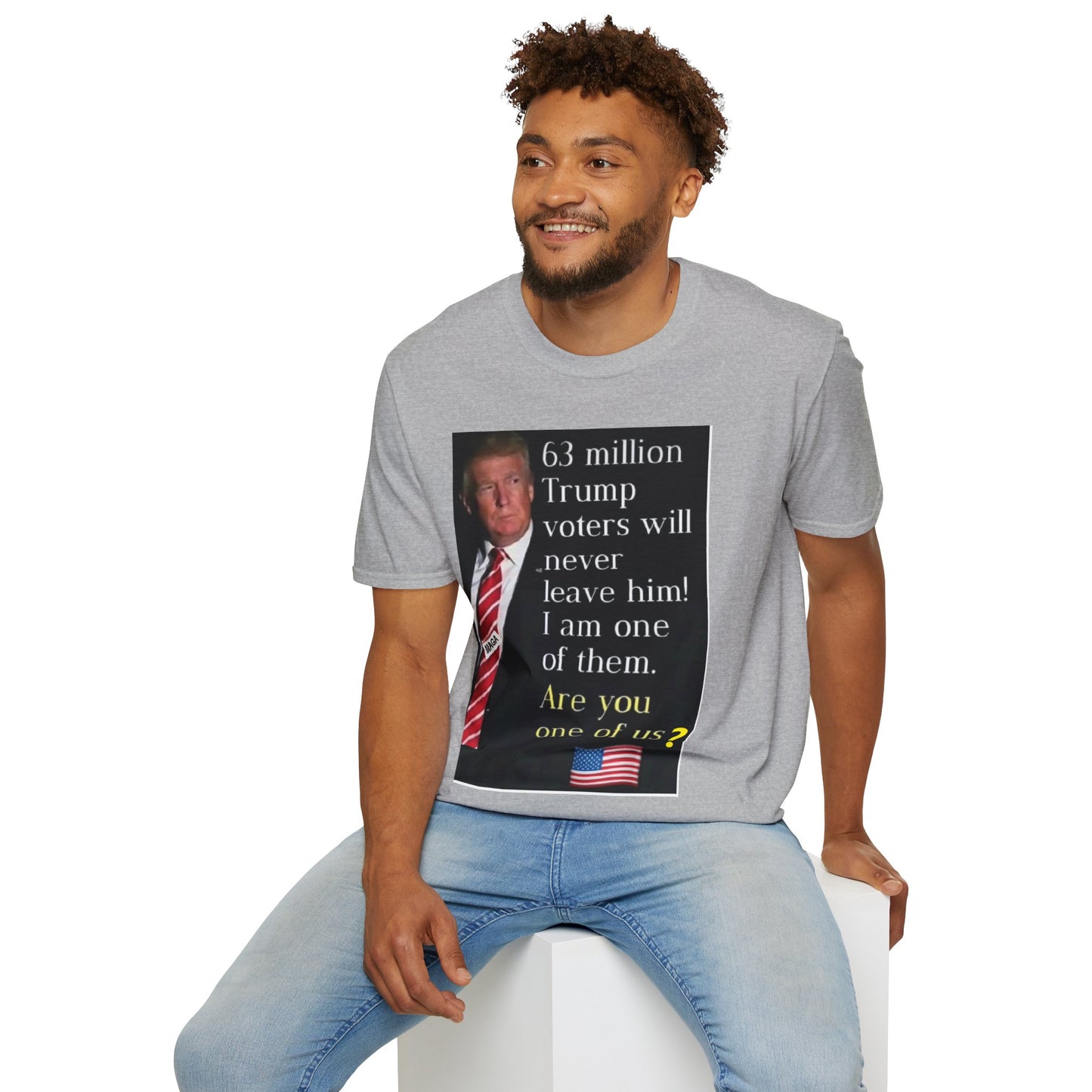 Unisex Softstyle T-Shirt -- Trump 2024
