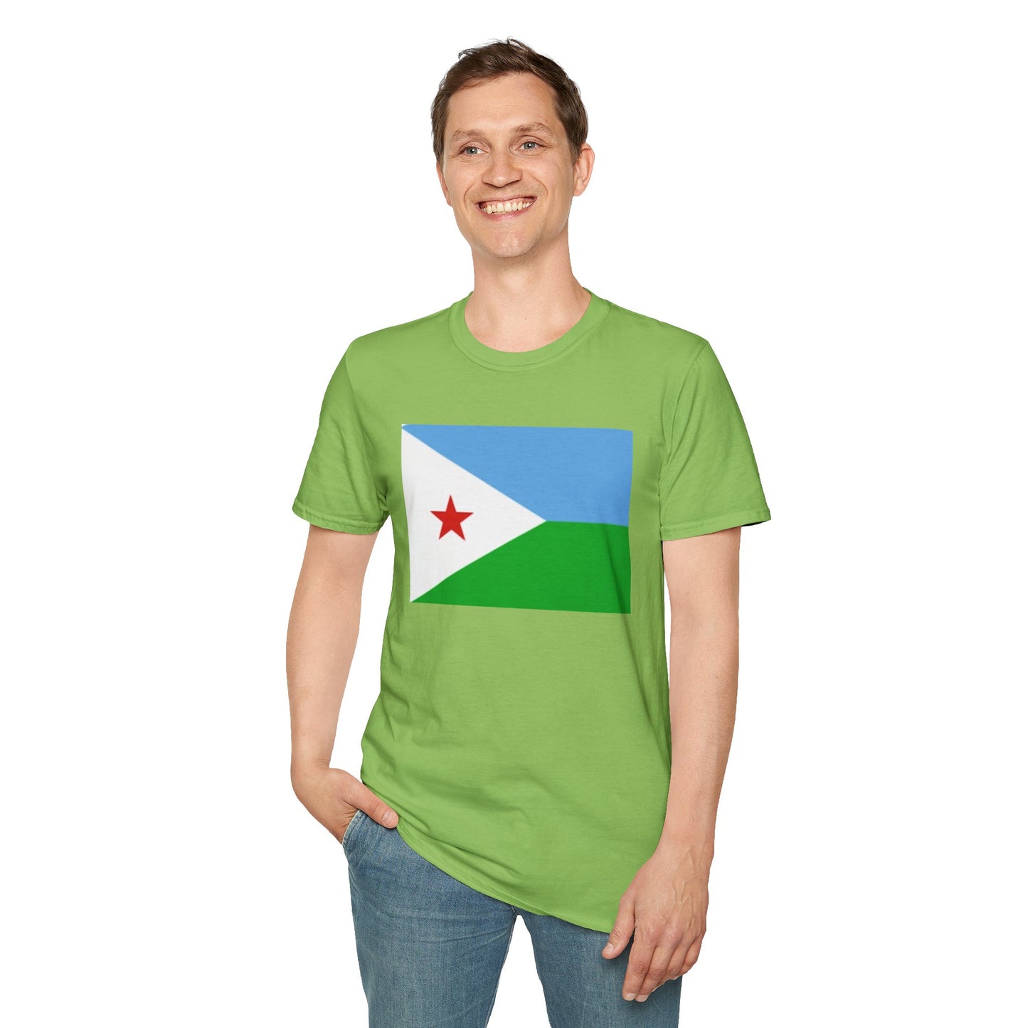 Unisex Softstyle T-Shirt -- Djibouti