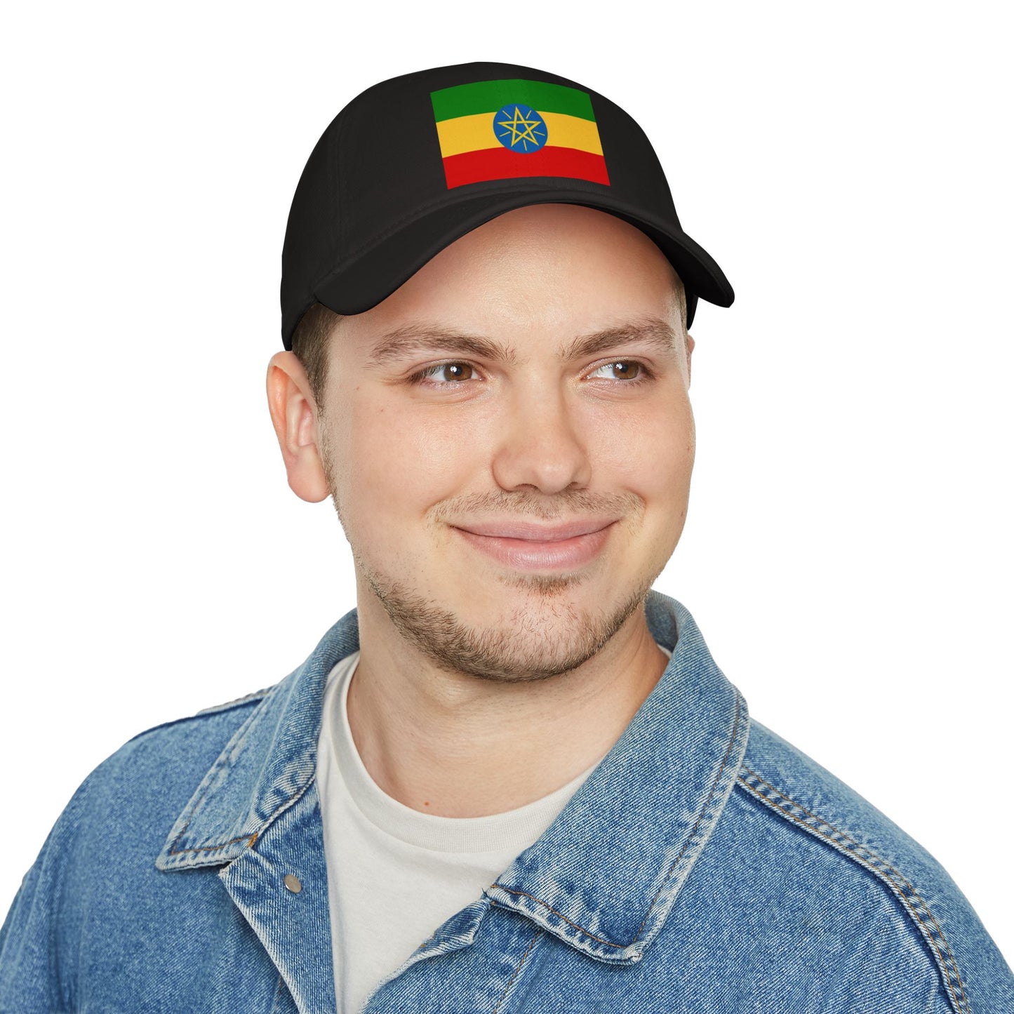 Low Profile Baseball Cap -- Ethiopian Federal Flag