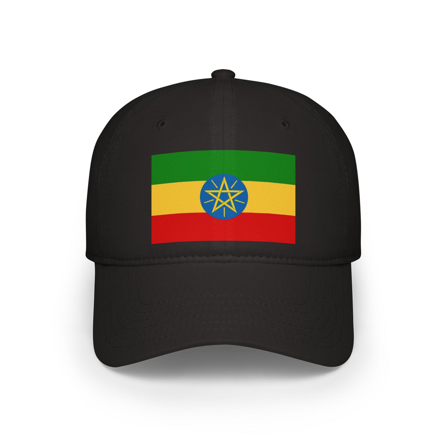 Low Profile Baseball Cap -- Ethiopian Federal Flag