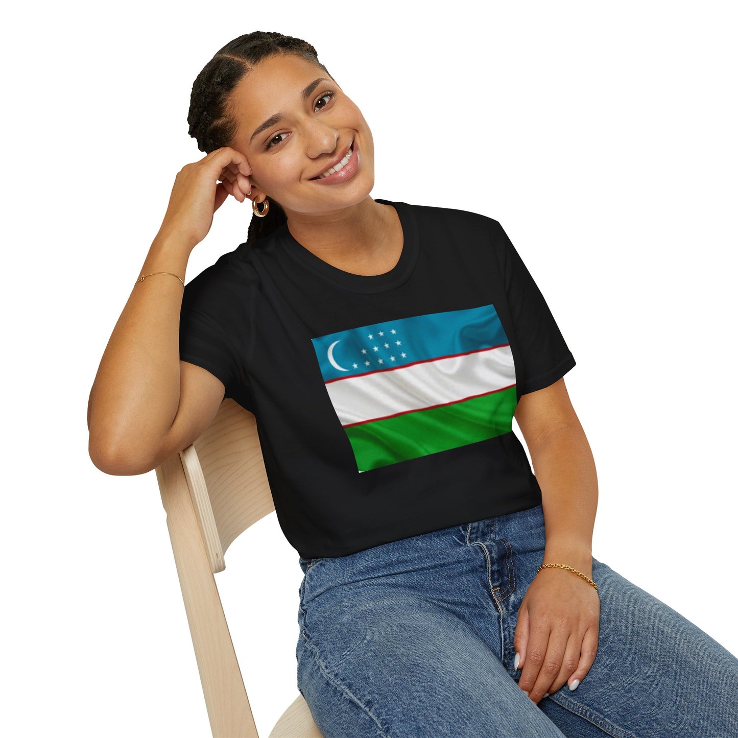 Unisex Softstyle T-Shirt -- Uzbekistan