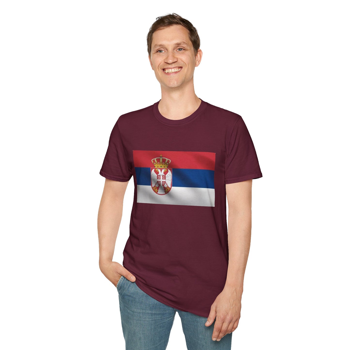 Unisex Softstyle T-Shirt -- Serbia
