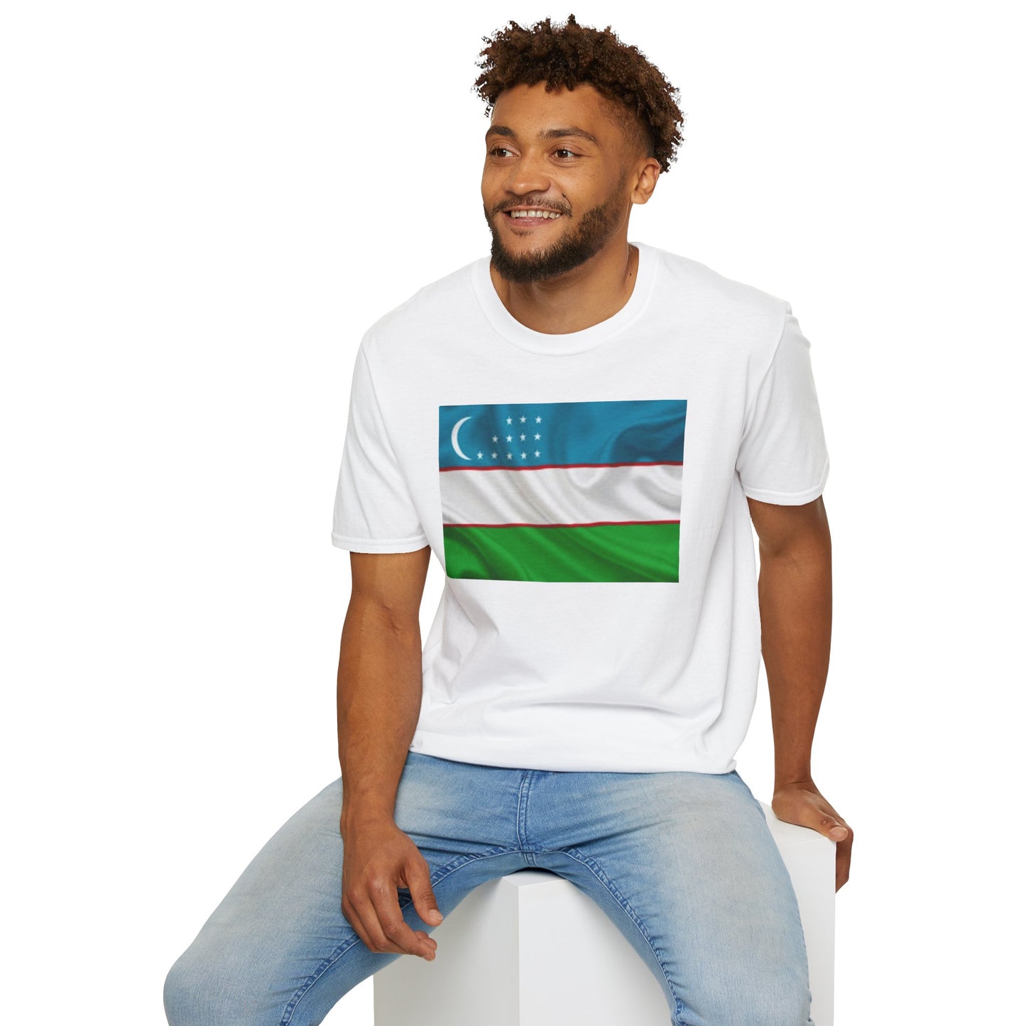 Unisex Softstyle T-Shirt -- Uzbekistan